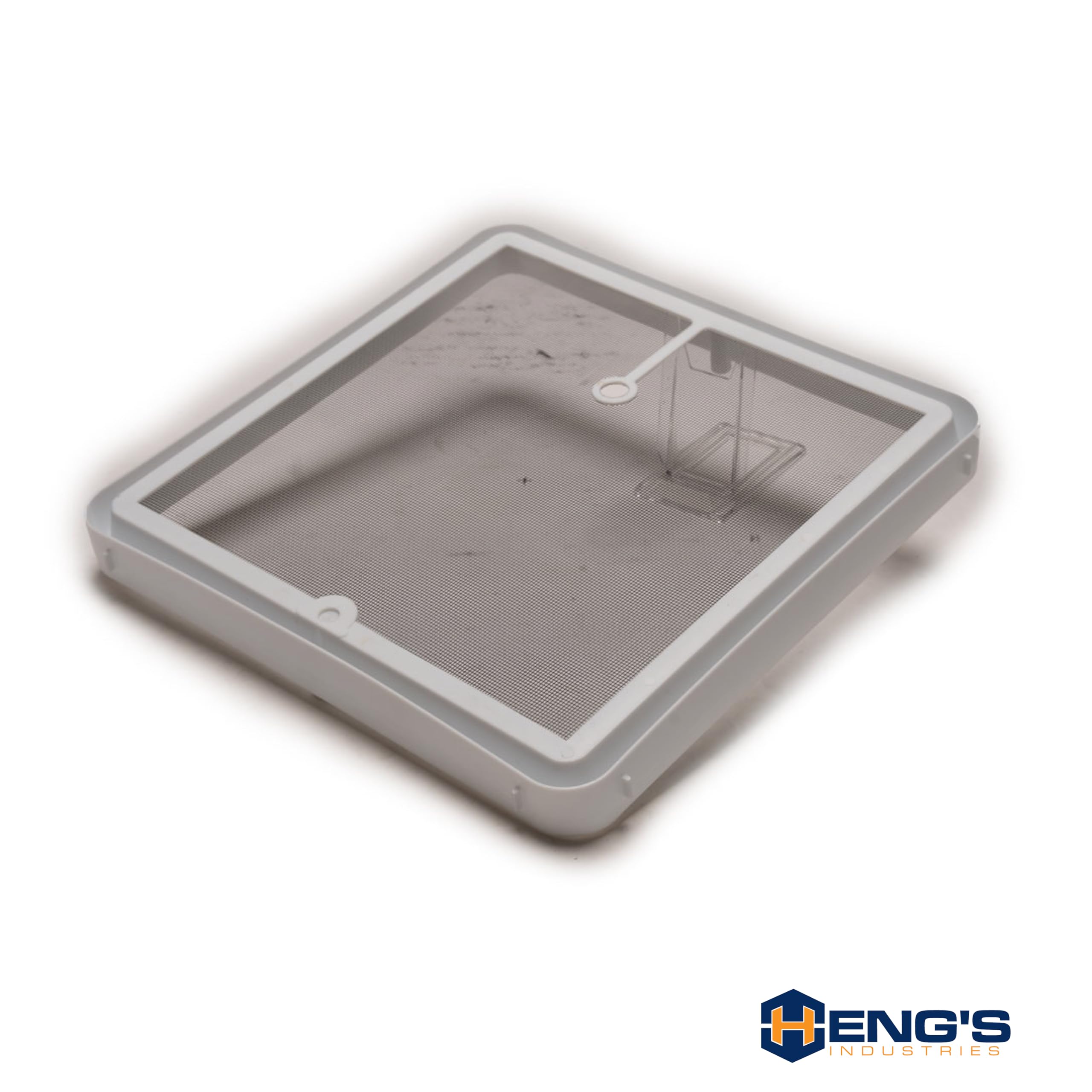 Heng'S Industries White Frame Vent Screen Fits Skylights, Roof Vents, Escape Hatches | Great For Rvs, Motorhomes, Campers, Trail