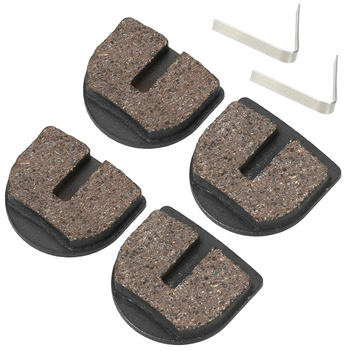 GREHUA Rounded Brake Pads for Razor MX650 MX500 SX500 McGrath RSF650 Motovox Dirt Rocket Quad Electric Motocross Bike E500S Elec
