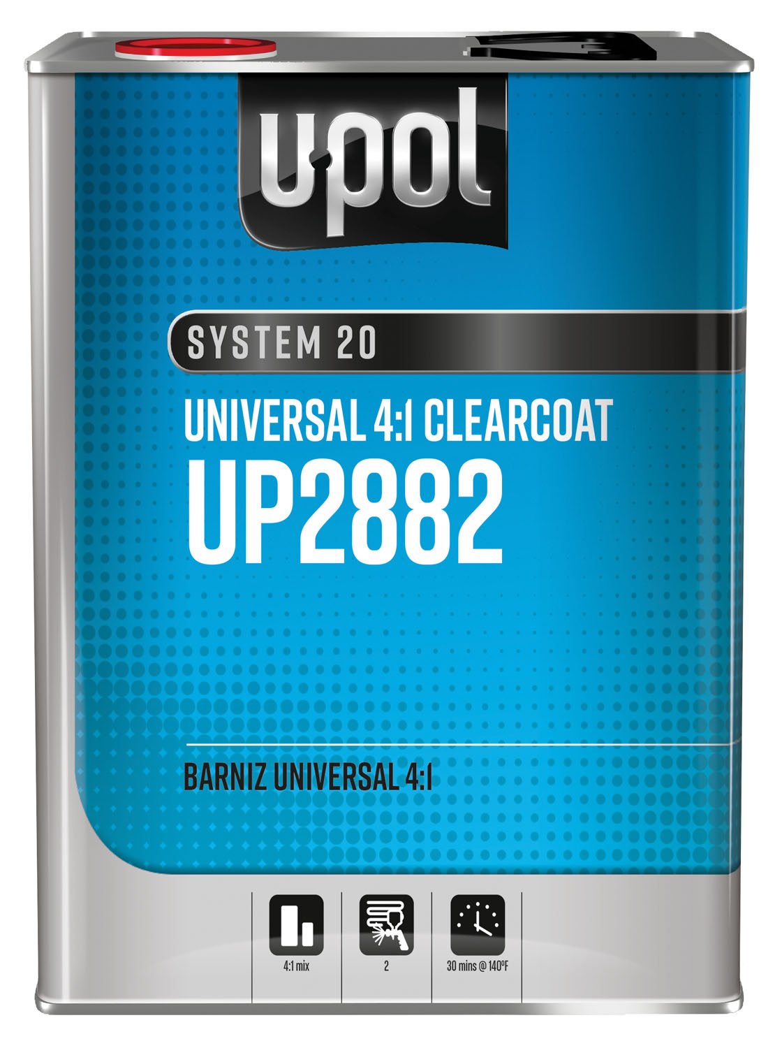National Rule Clearcoats: 4:1 Universal Clearcoat, Clear, 8Lbs
