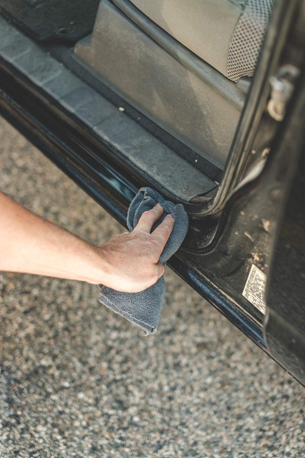 The Rag Company - The Miner - Professional Metal Polishing and Microfiber Detailing Towels, Safe on High-End Wheels and Soft Metals, 70/30 Blend, Dual-Pile, 365gsm, 16in x 16in, Grey (10-Pack)