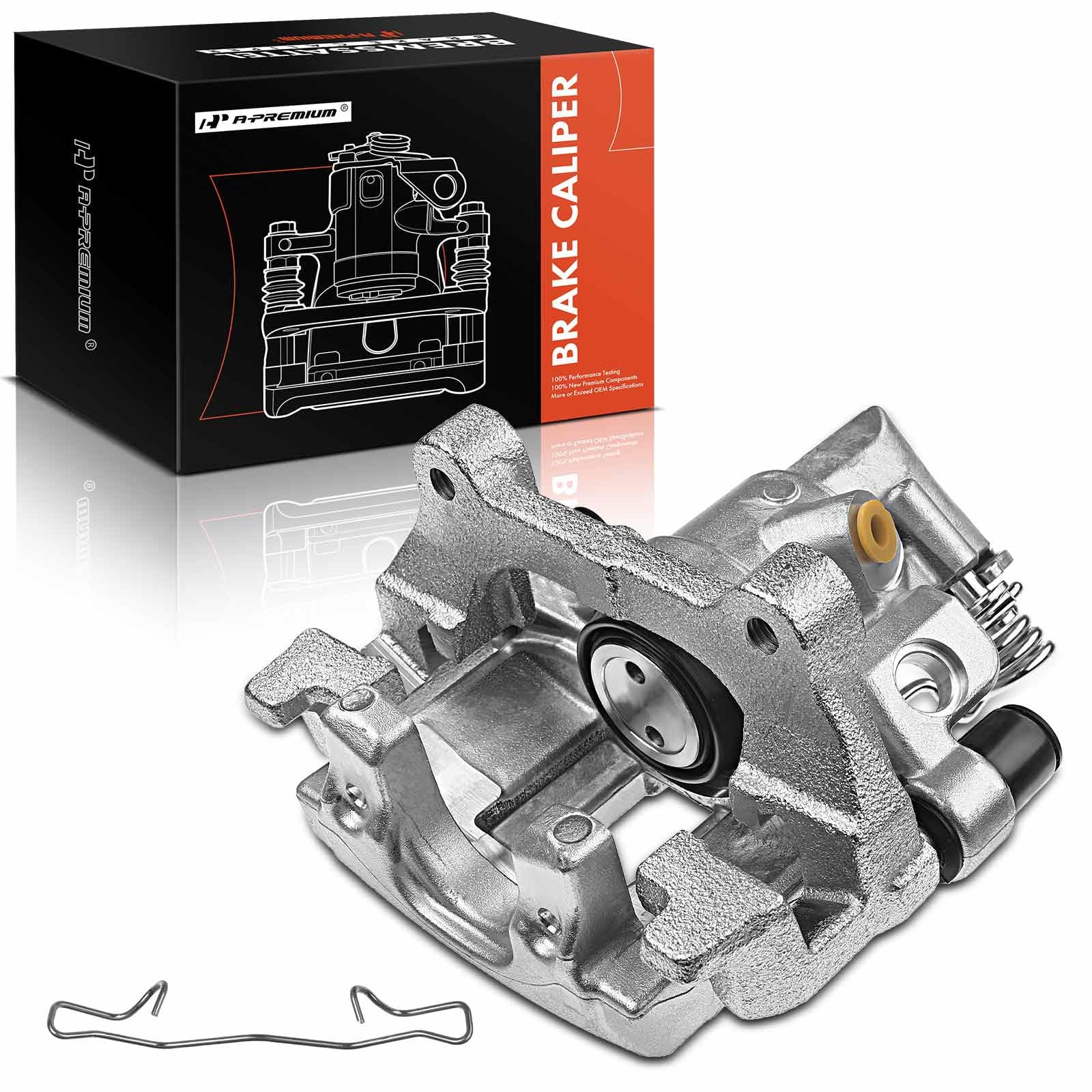 A-Premium Disc Brake Caliper Assembly With Bracket Compatible With Select Mazda Models - 5 2006-2010/2012-2015, L4 2.3L, L4 2.5L