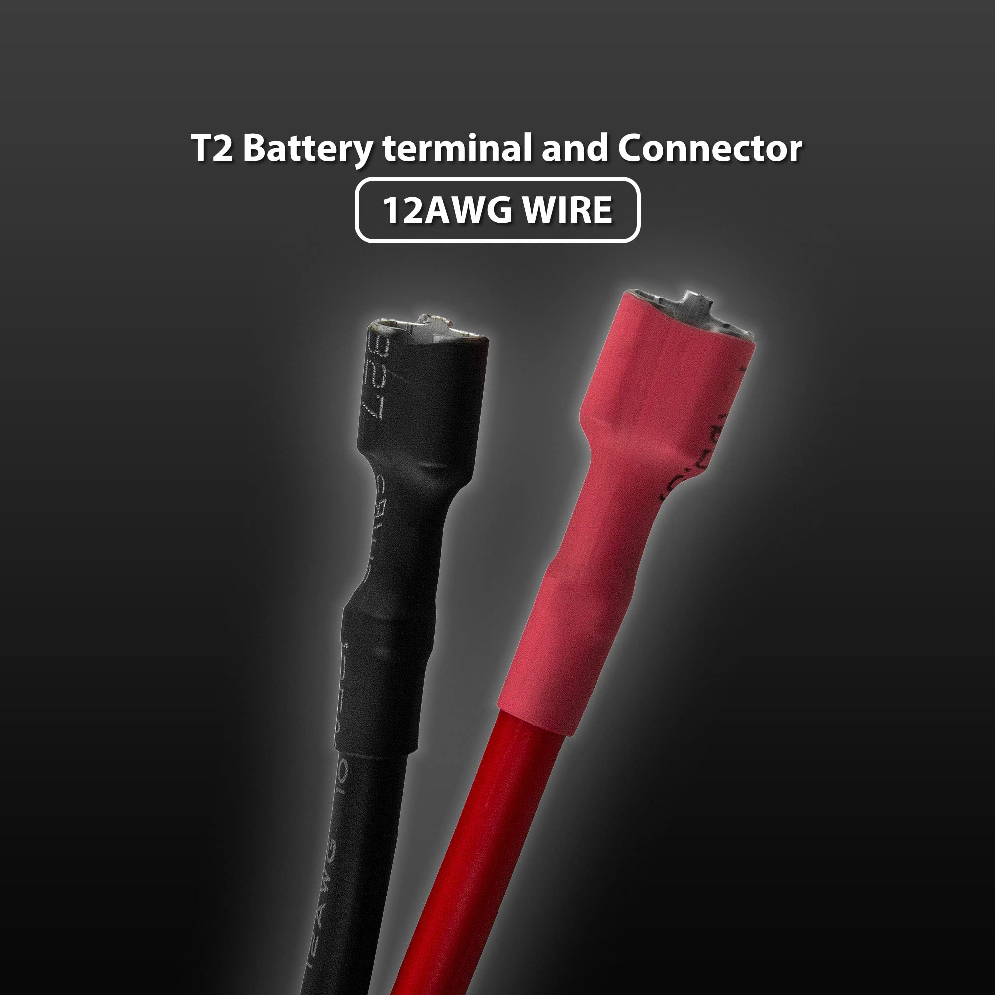 SafeAMP Wire Harness Connector Compatible with 12-Volt Ride On Vehicle with red 2 pins Connector