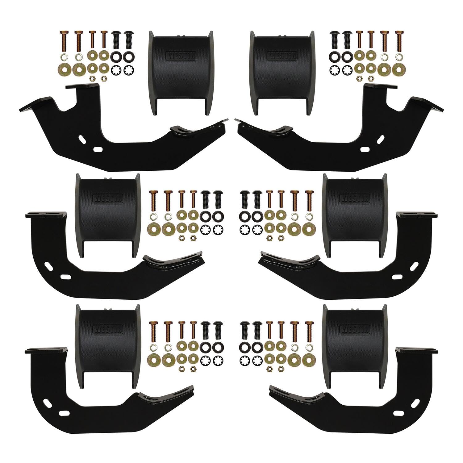 Westin 21-52770 Pro Traxx 5 Oval Nerf Bars Fits 2005-2023 Tacoma Double Cab Polished Pair