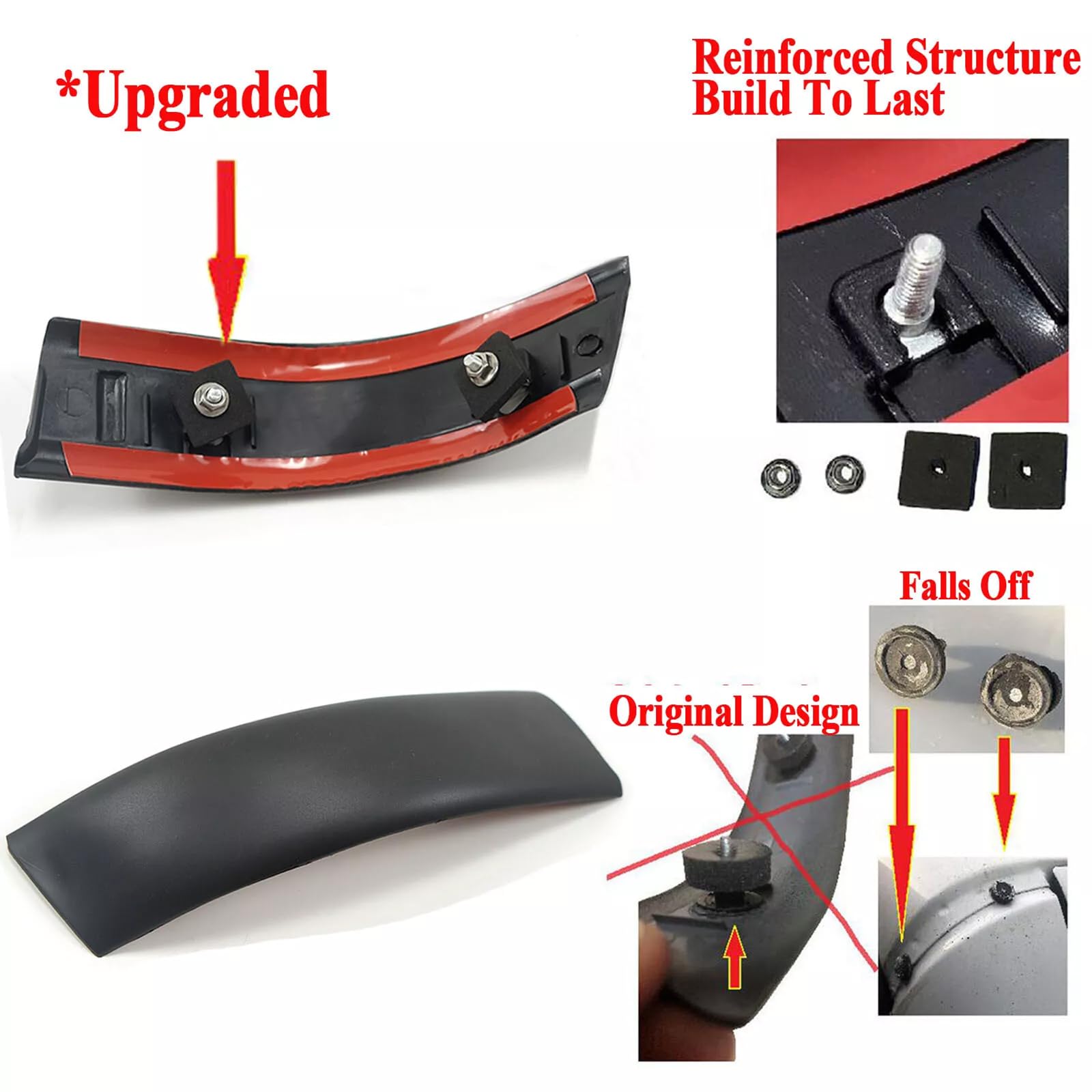 PFRREOR 2PCS Roof Corner Molding for Ford Super Duty Upgraded Extended Cab F250 F350 F450 F550 1999-2007 1C3Z-2851729-AAPTM 1C3Z