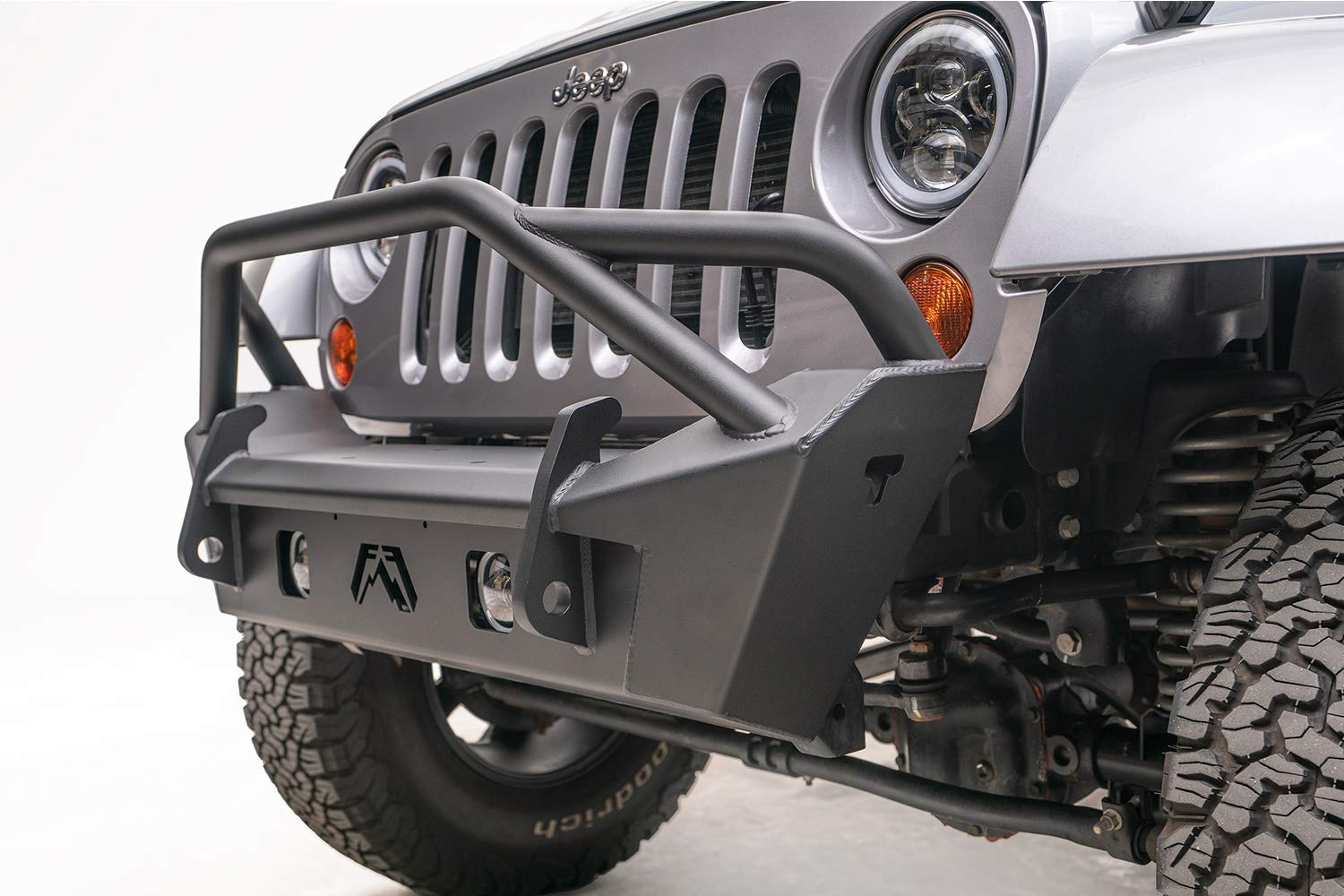 Fab Fours Inc. Jl18-B4751-1 Front Replacement Bumper Fits Jeep Wrangler