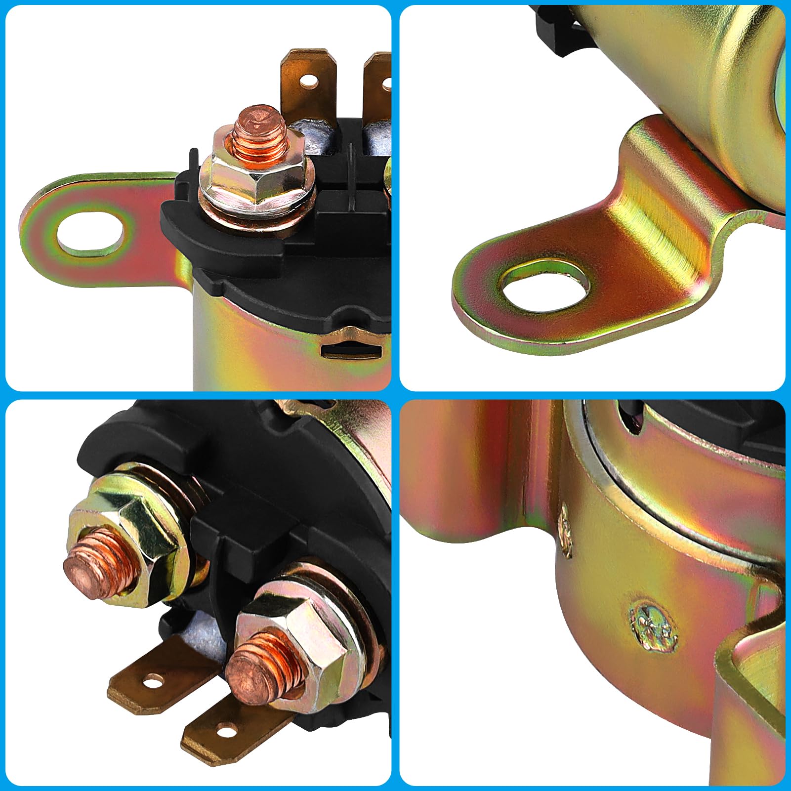 Starter Solenoid Relay Compatible With Can-Am Outlander Renegade 570 1000 1000R 450 500 650 800 800R 850 Max Traxter 2000-2020, Ski-Doo 1000 500 600 700 800 2003-2014