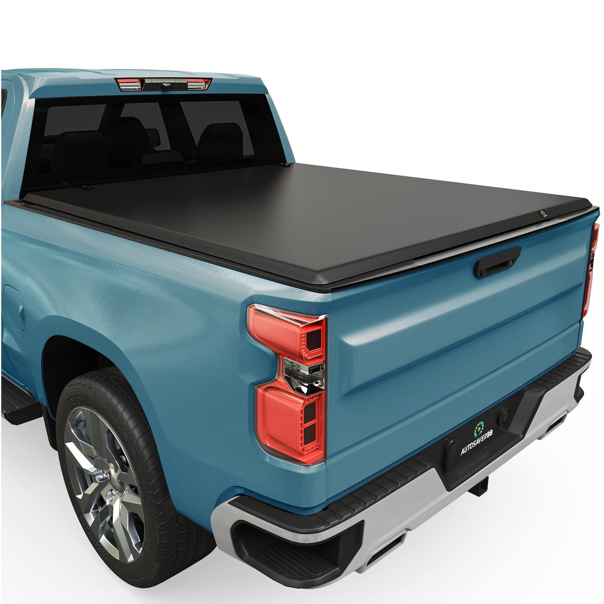 Autosaver88 Soft Quad-Fold Truck Bed Tonneau Cover Compatible With 2019-2025 Chevy Silverado/Gmc Sierra 1500 New Body Style 6.6