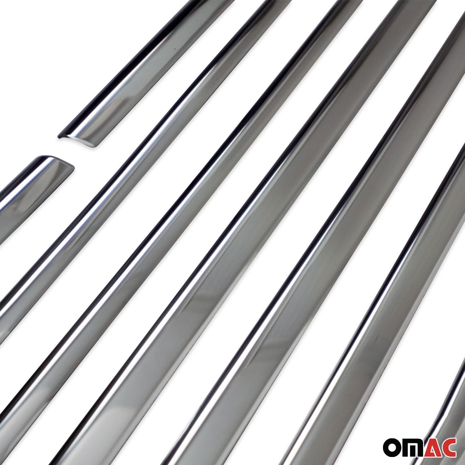 Omac Window Molding Trim Streamer For Mercedes Metris 2016-2024 Stainless Steel 8X