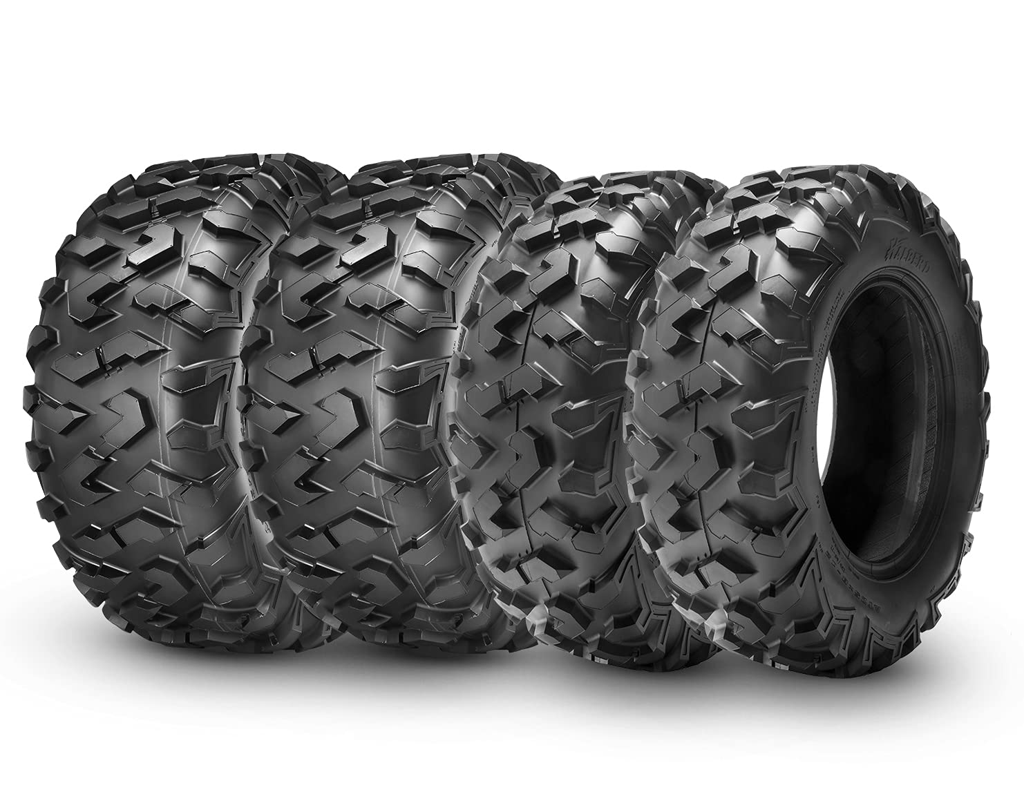 Halberd Atv Tires, 27X9-12 & 27X11-12 6Pr 27X9X12 27X11X12 All Terrain Atv Utv Off-Road Tires(Set Of 4, Tubeless)
