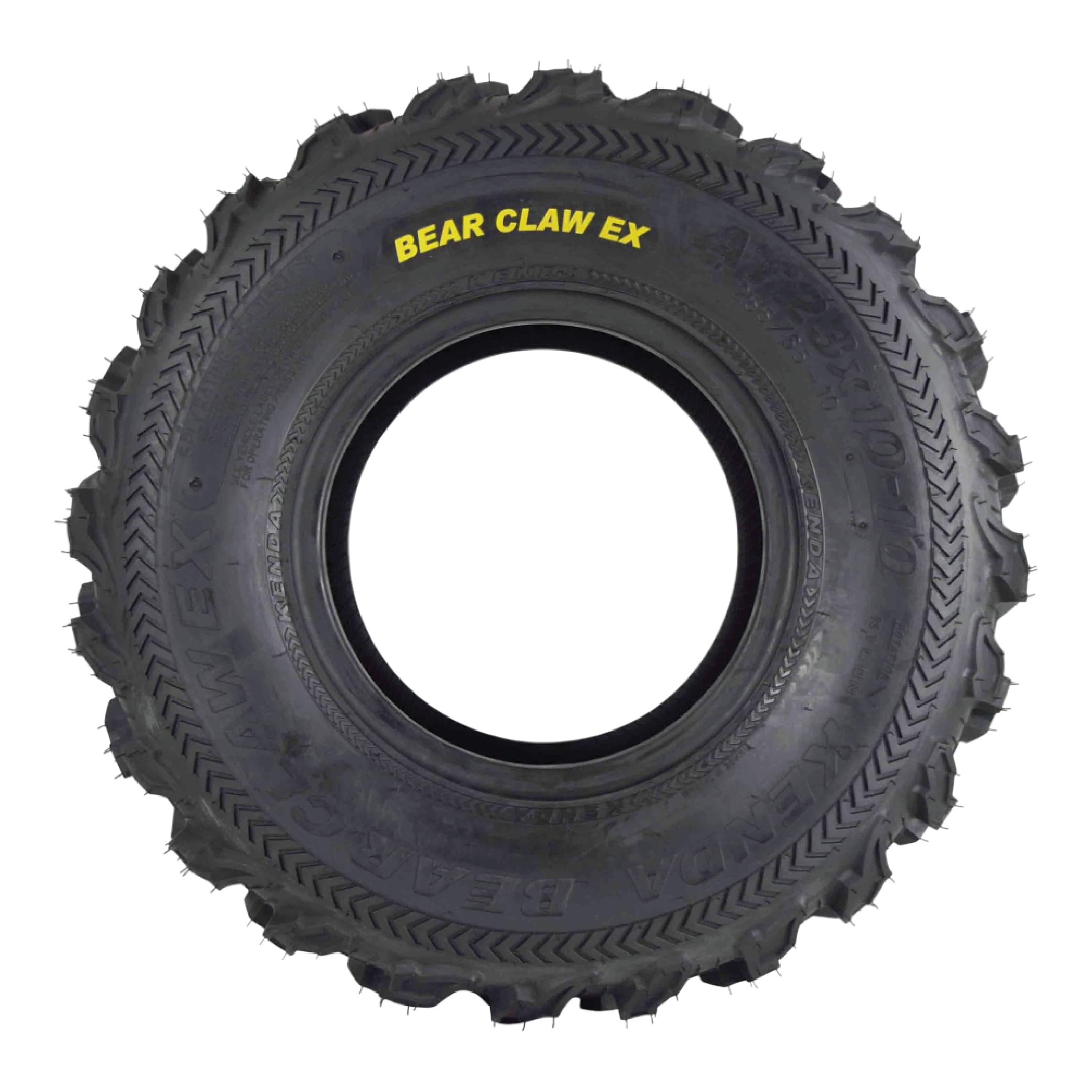 Kenda Bearclaw Ex K573-23X10-10 Rear Tires For All Terrain (Atv), Utv, And Side By Side (Sxs) Vehicles - 6-Ply - Bear Claw Ex 23