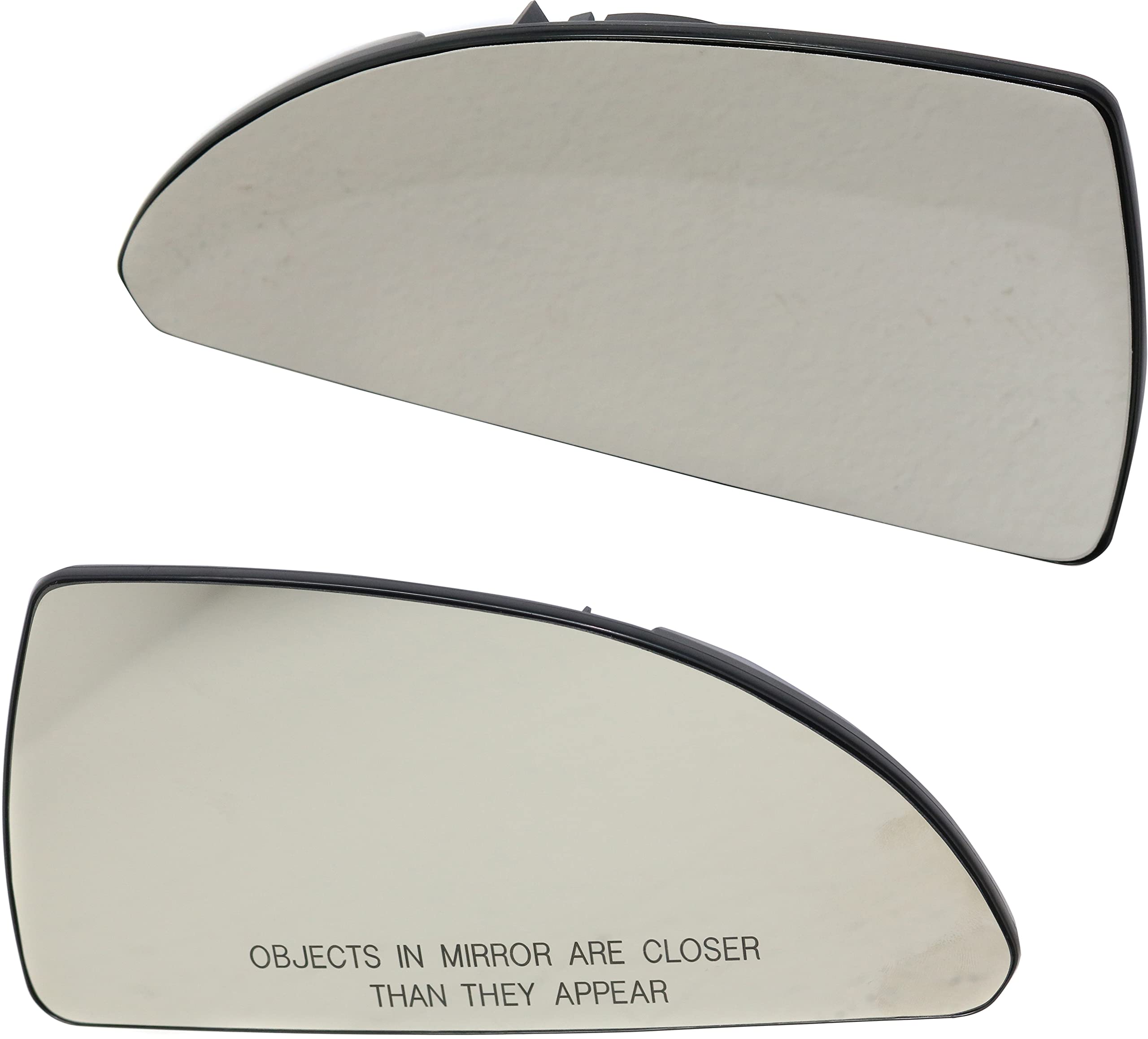 Kool Vue Mirror Glass Compatible With 2006-2013 Chevrolet Impala And 2006-2007 Chevrolet Monte Carlo Set Of 2 With Backing Plate Passenger And Driver Side