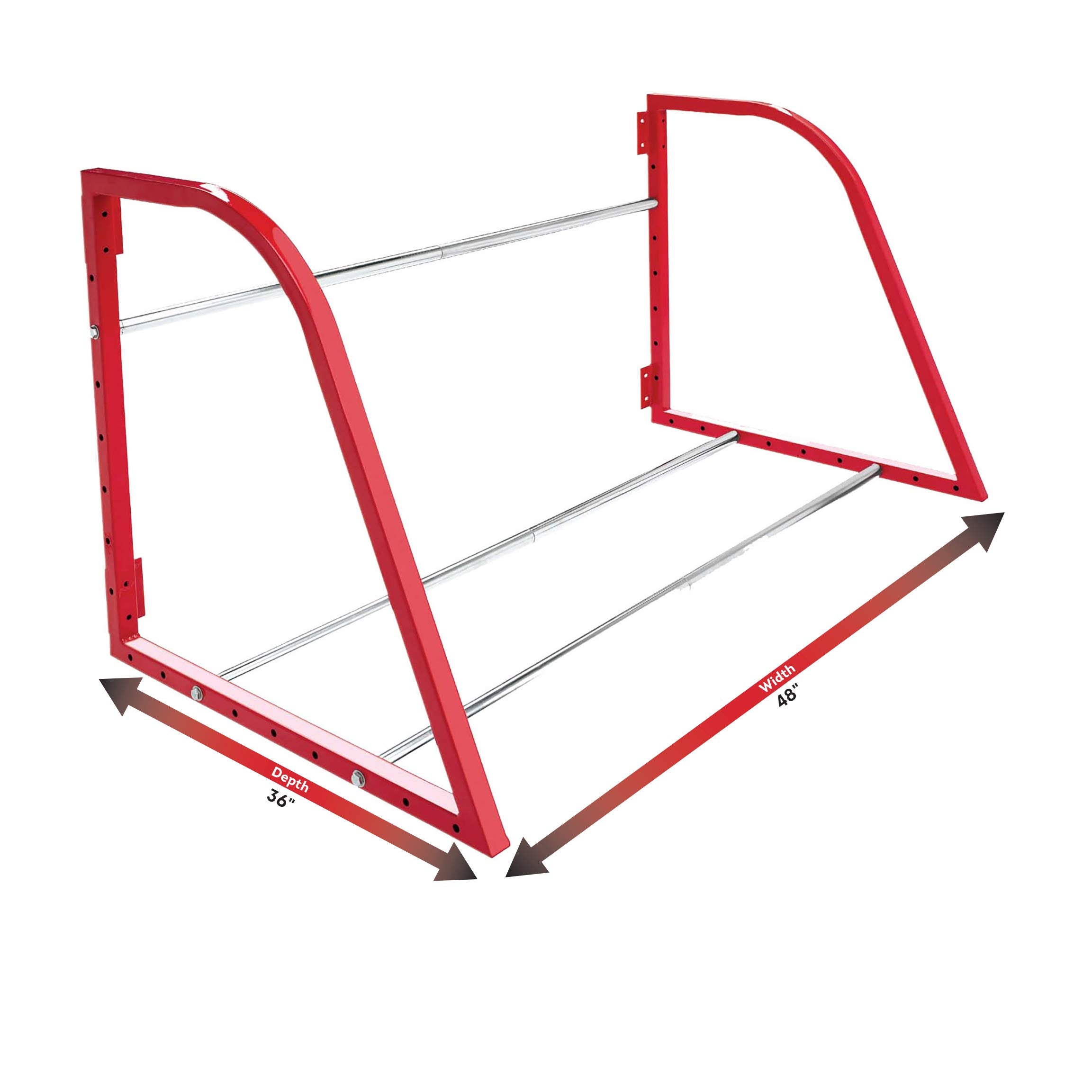 Hyloft Model 01012 Tire-Loft Multi Tire Storage System, 48-Inch Wide By 36-Inch Deep,Red