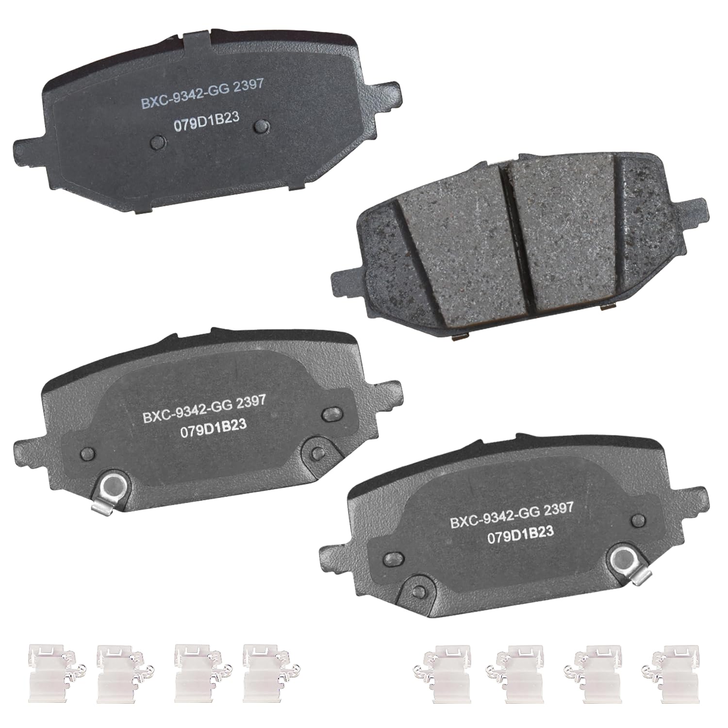 Bendix Premium Sbc2397 Ceramic Rear Brake Pads For Acura Mdx 2024-2022, Honda Pilot 2024-2023