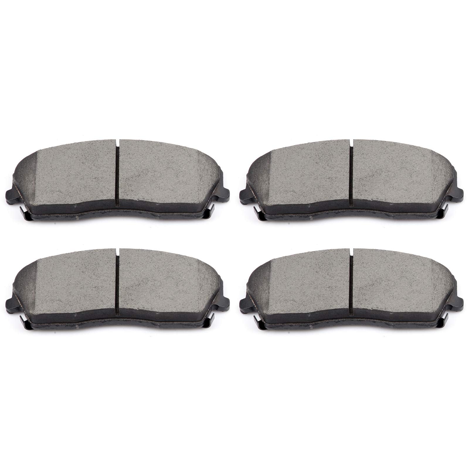 Cciyu D1056 Professional Ceramic Front Brake Pads Set Fit For 2005-2019 For Chrysler 300,2009-2019 For Dodge Challenger,2006-201