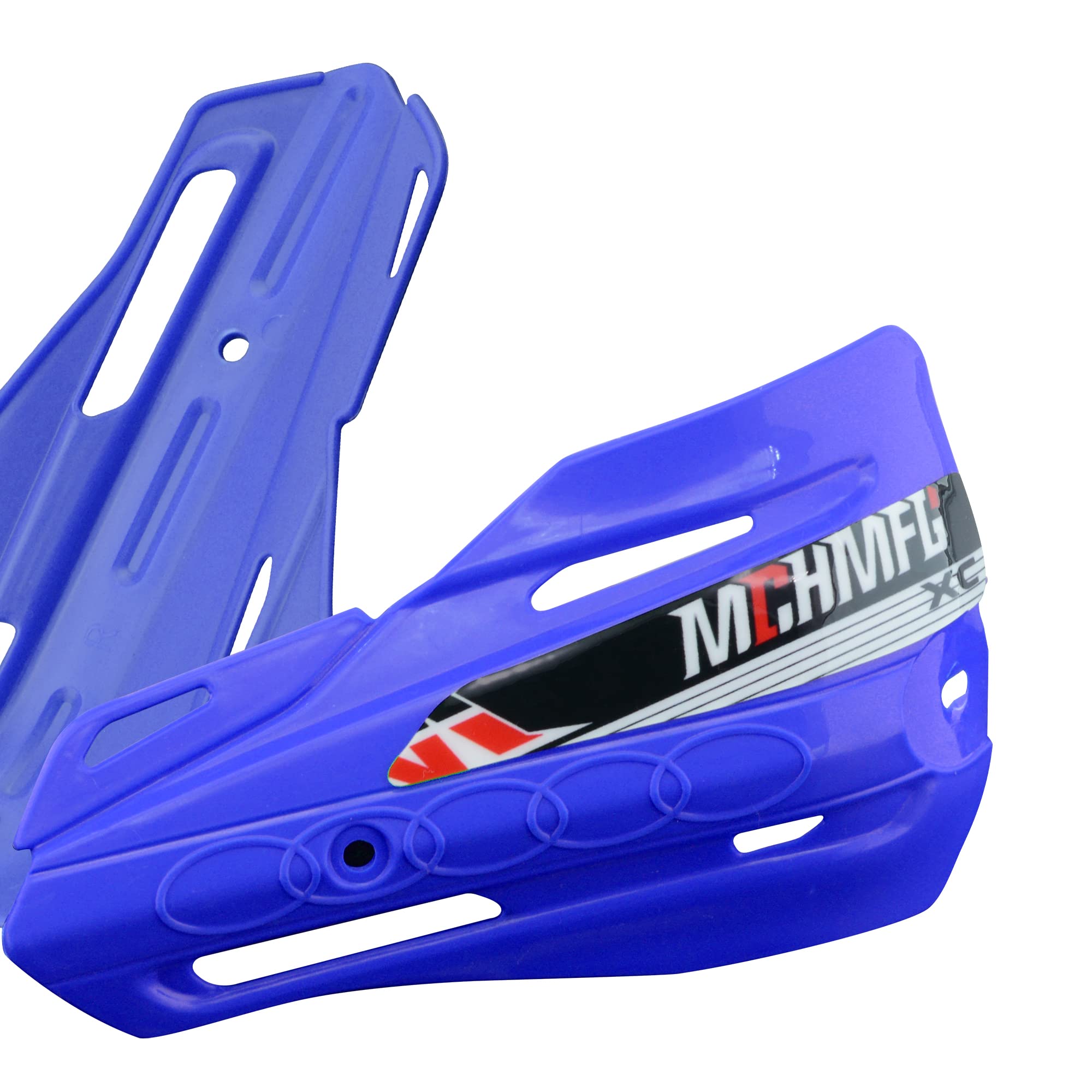 Fewfuss Dirt Bike Hand Guards With Grips - Universal Motorcycle Handguards For Pit Bikes Atv Motocross Enduro Blue