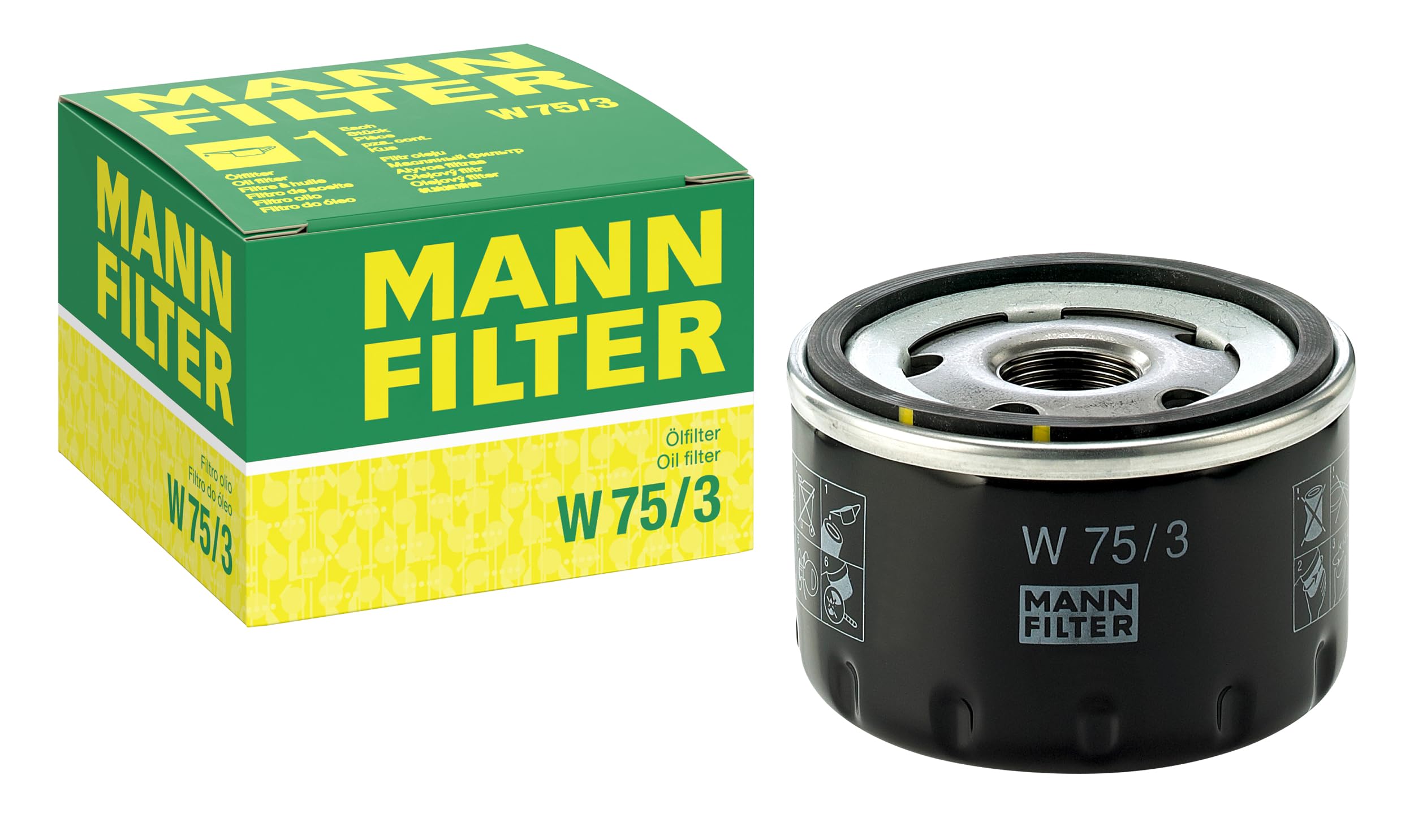 Mann-Filter W 75/3 Spin-On Oil Filter