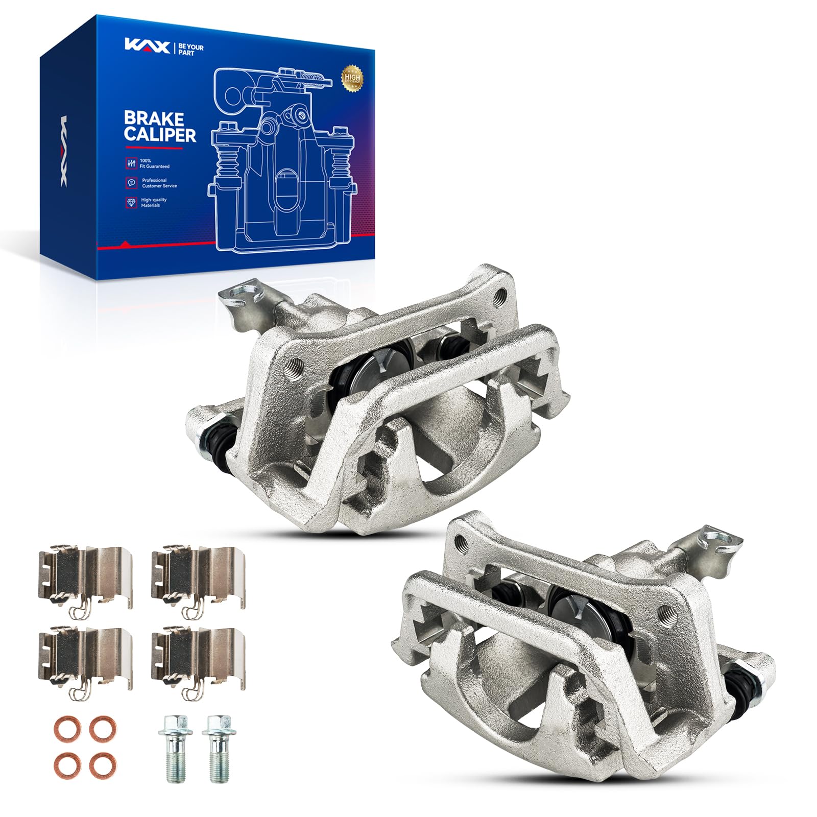 Kax Brake Caliper 18B5398+18B5399, Dodge Grand Caravan 2012-2020, Chrysler Town & Country 2012-2016, Ram C/V 2013-2015, Volkswag