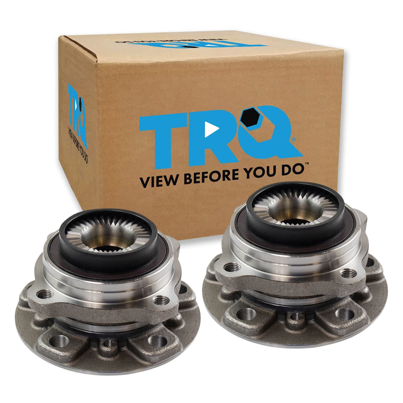 Trq Rear Wheel Hub Bearings Assembly Set Compatible With 2013-2016 Bmw M5 2012-2018 M6 2014-2019 M6 Gran Coupe