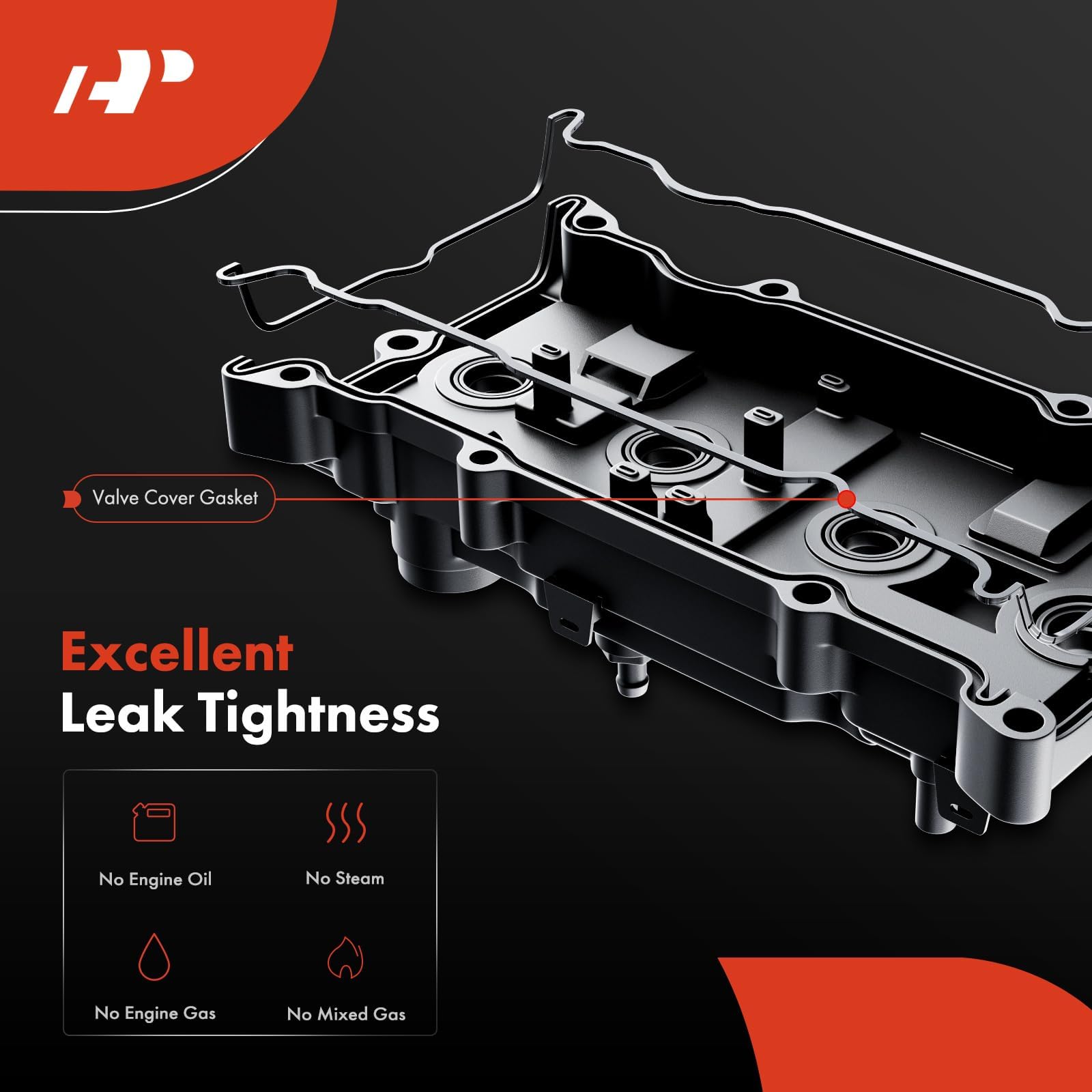 A-Premium Engine Valve Cover Kit, With Bolt & Oil Filler Cap, Compatible With Nissan Infiniti Model - 2013-2018 - Altima, Rogue,