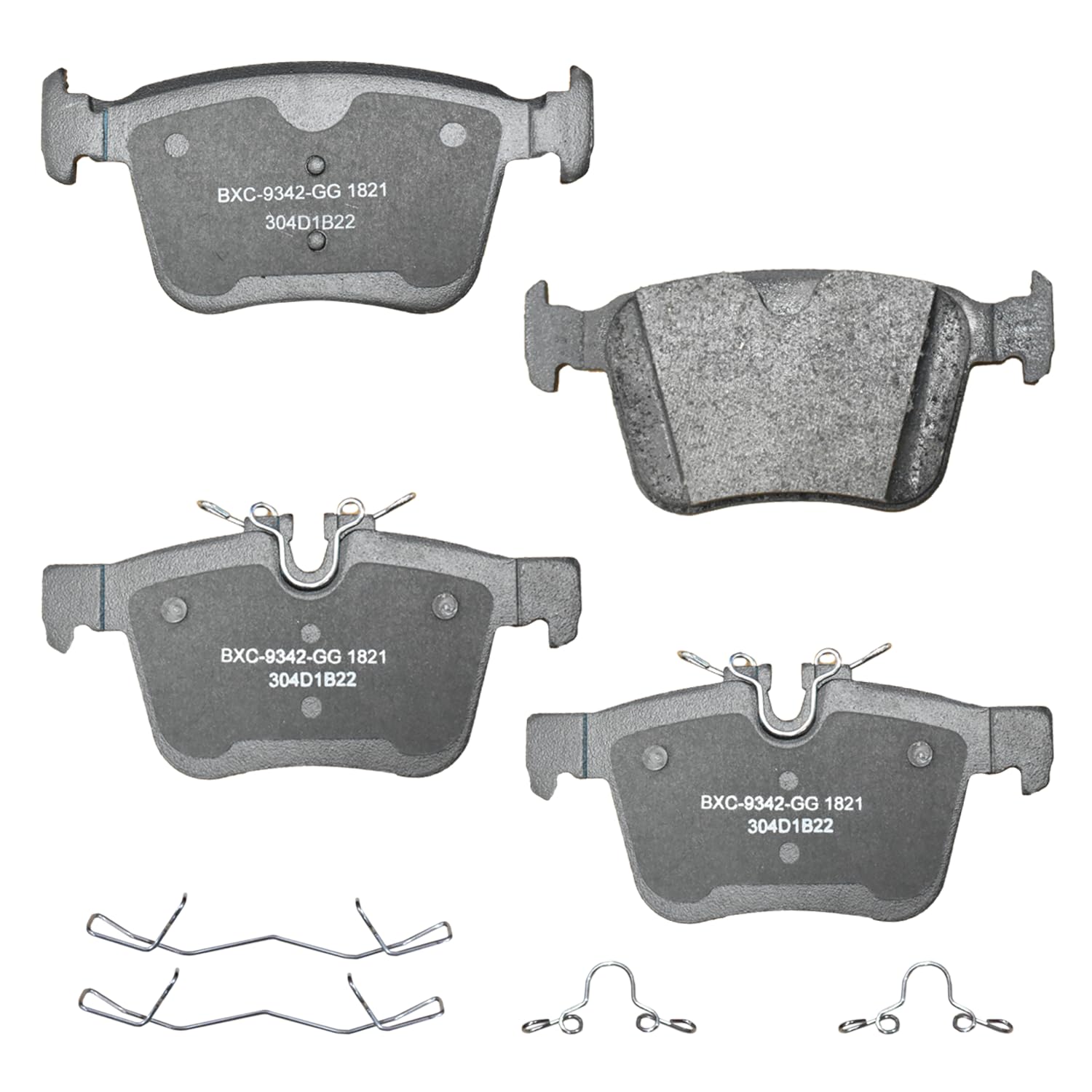 Bendix Premium Sbc1821 Ceramic Rear Brake Pads For Select Models Jaguar E-Pace,F-Pace,I-Pace,Xe,Xf,Land Rover Discovery,Sport,Ra