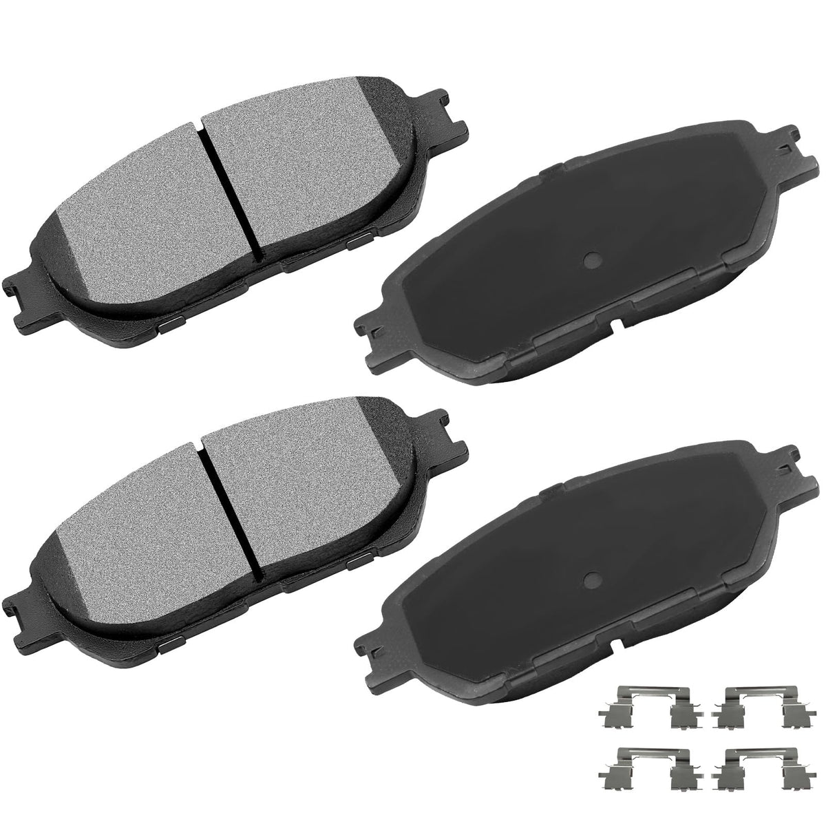 Cciyu 4Pcs Front Ceramic Brake Pads Kits 04-06 For Lexus Es330,05-07 For Toyota Avalon,05-06 For Toyota For Camry,04-10 For Toyo