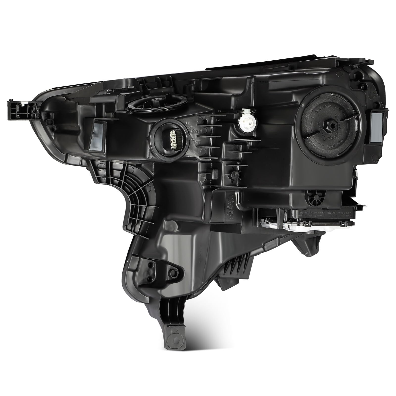 Lsailon Headlight Assembly Replacement Fit For Gmc Terrain 2018-2021Headlamp In Black Housing Clear Lens Amber Reflector Passenger Side