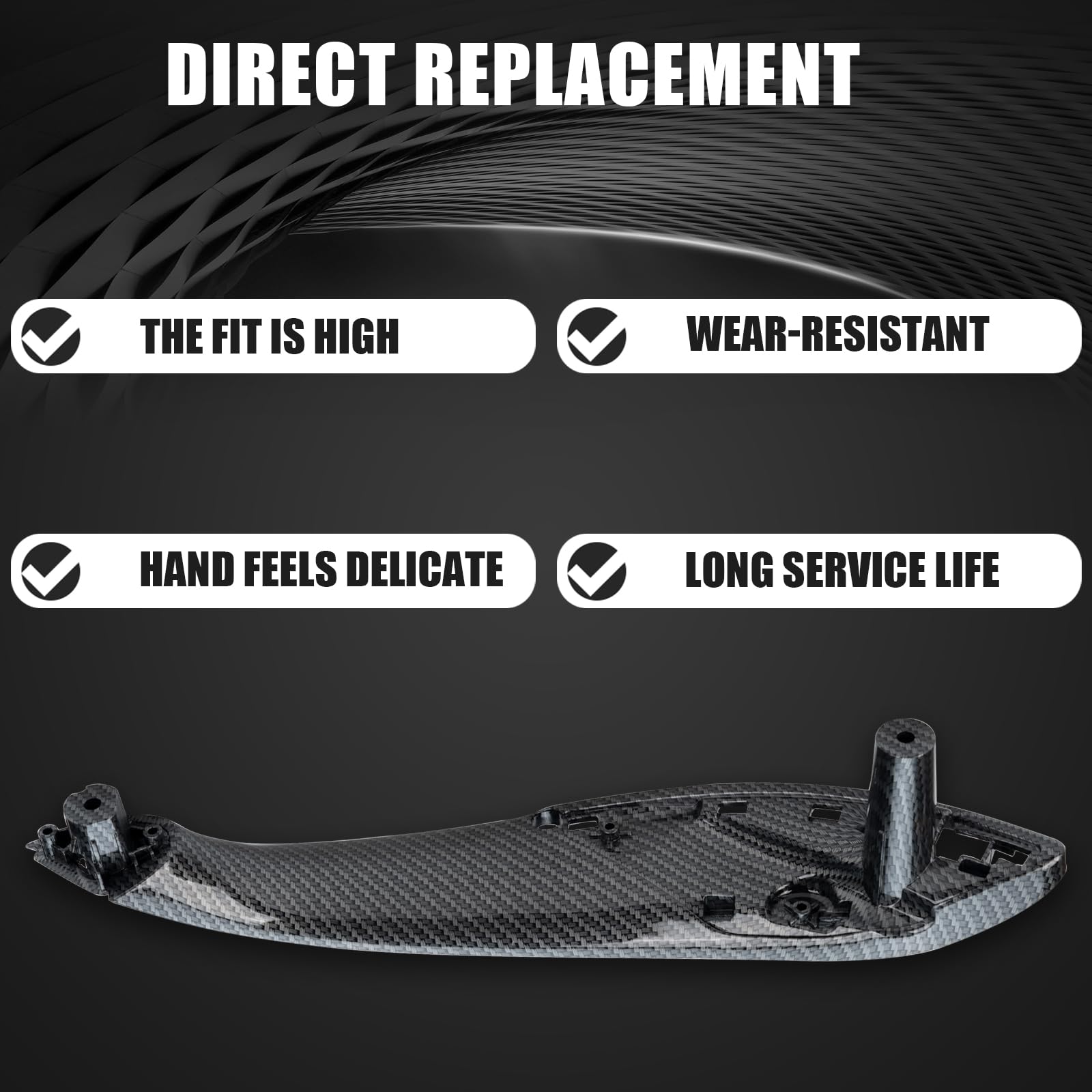 Weileite Front Left Driver Side Interior Inner Inside Door Pull Handle Grab Fit For Bmw 320,328,330,335,M3 F30/F31/F34/F80 3 Ser