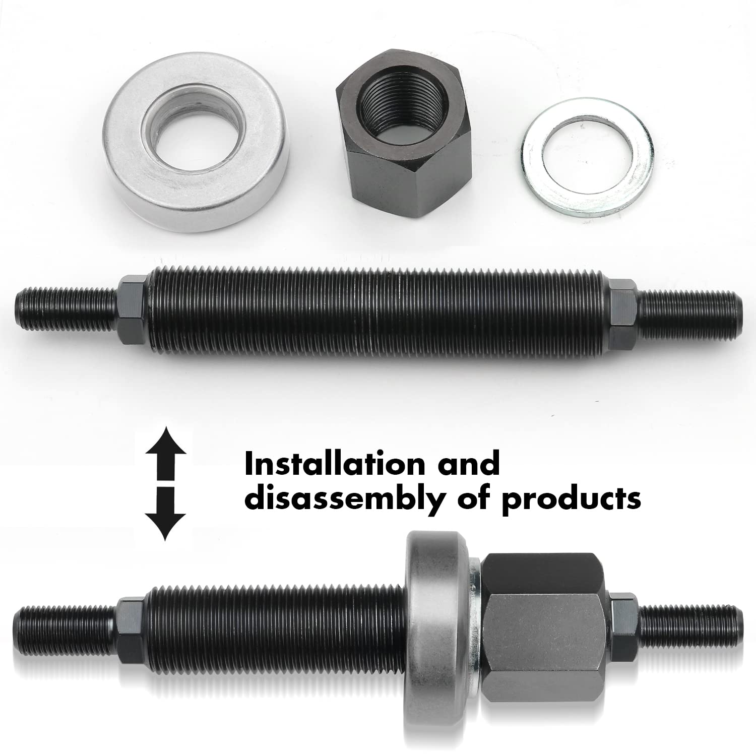 66515 Harmonic Balancer Installation Tool Compatible with Chevy SBC BBC Cranks