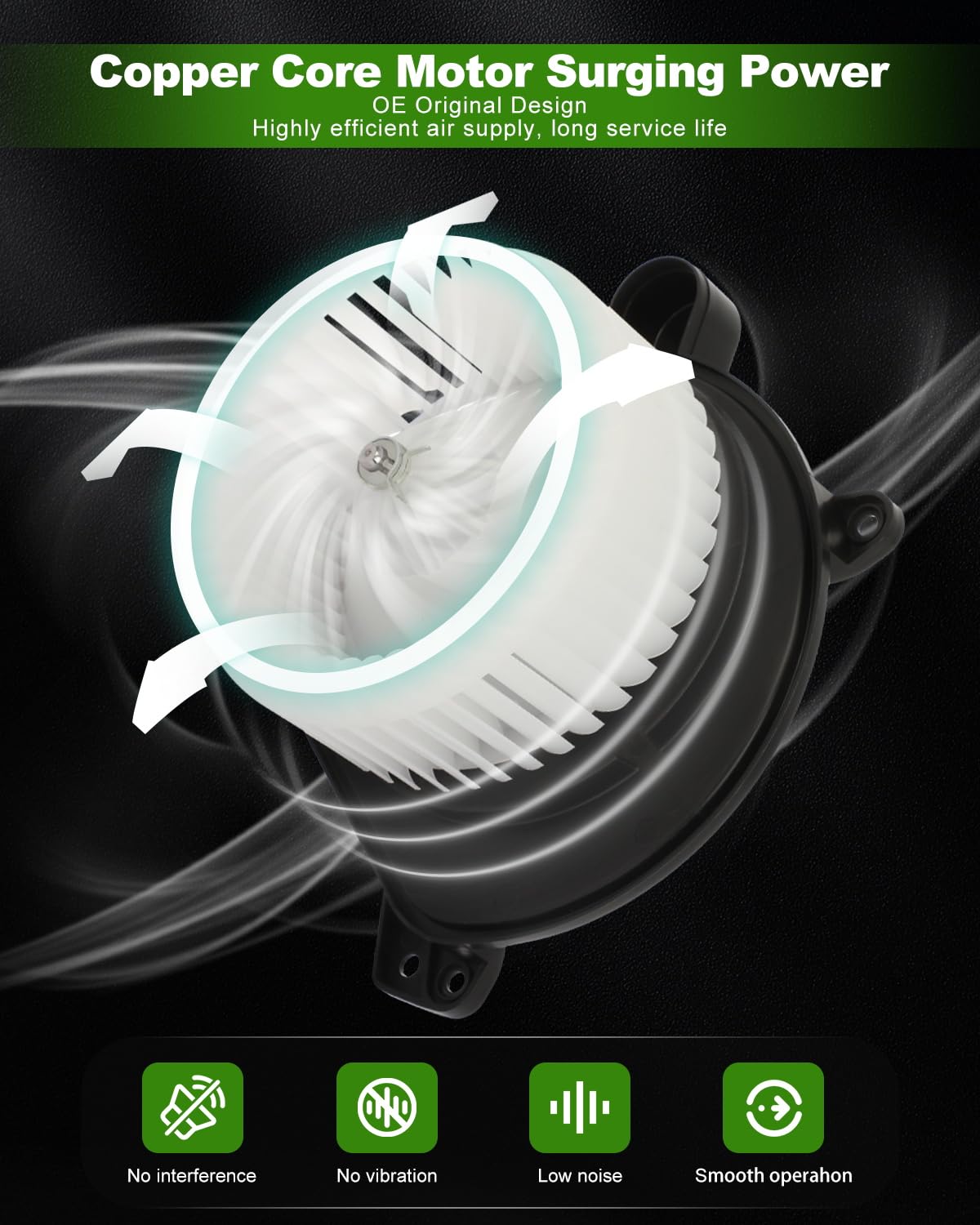 Scitoo Hvac Heater Blower Motor With Fan Cage Front 700217 For Ford For Focus L4 2.0L 2008 2009 2010,For Ford For Focus L5 2.5L