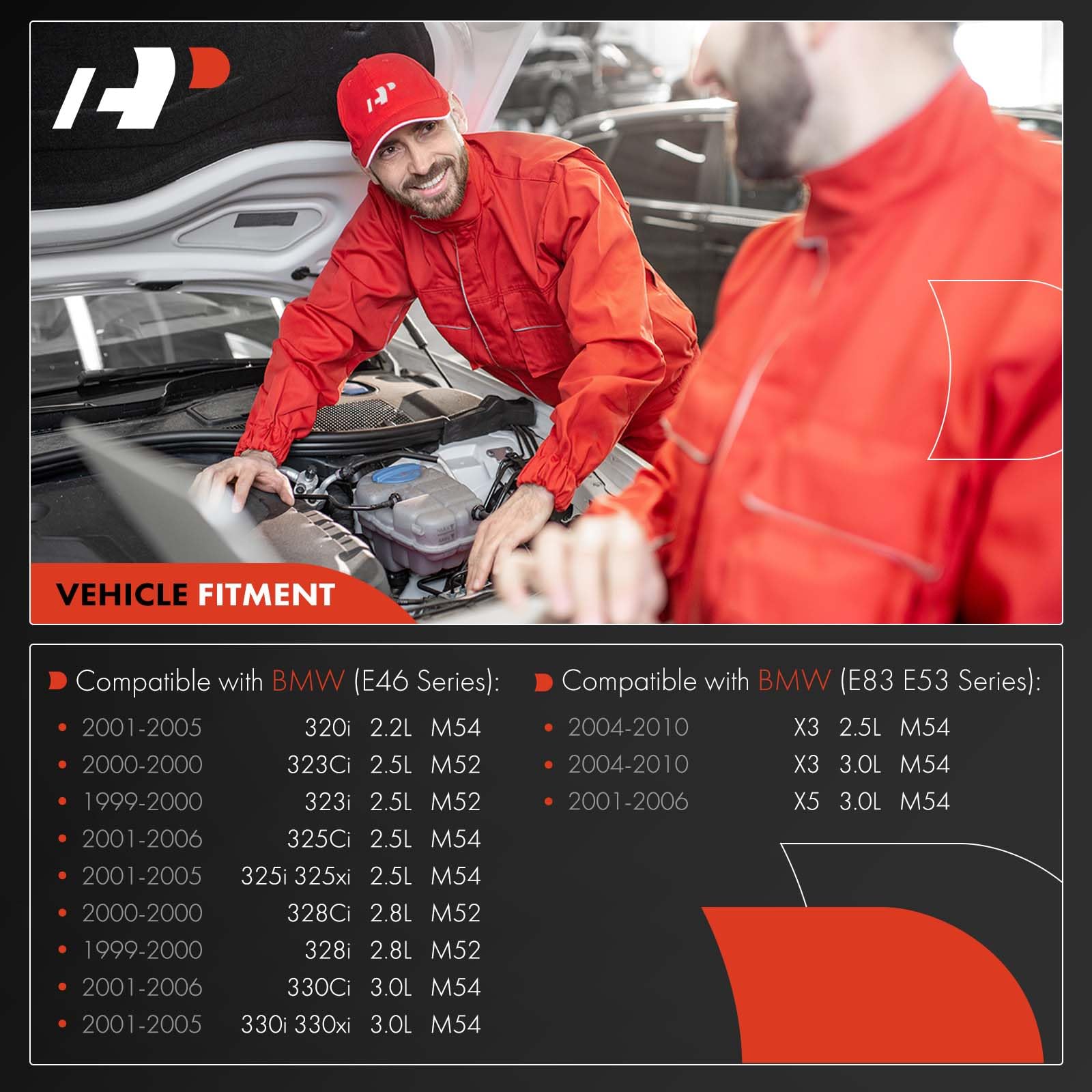 A-Premium Engine Coolant Overflow Recovery Reservoir Tank - W/ Sensor & Cap [DOHC, 6Cyl 2.2 2.5 2.8 3.0L] Compatible with BMW E4