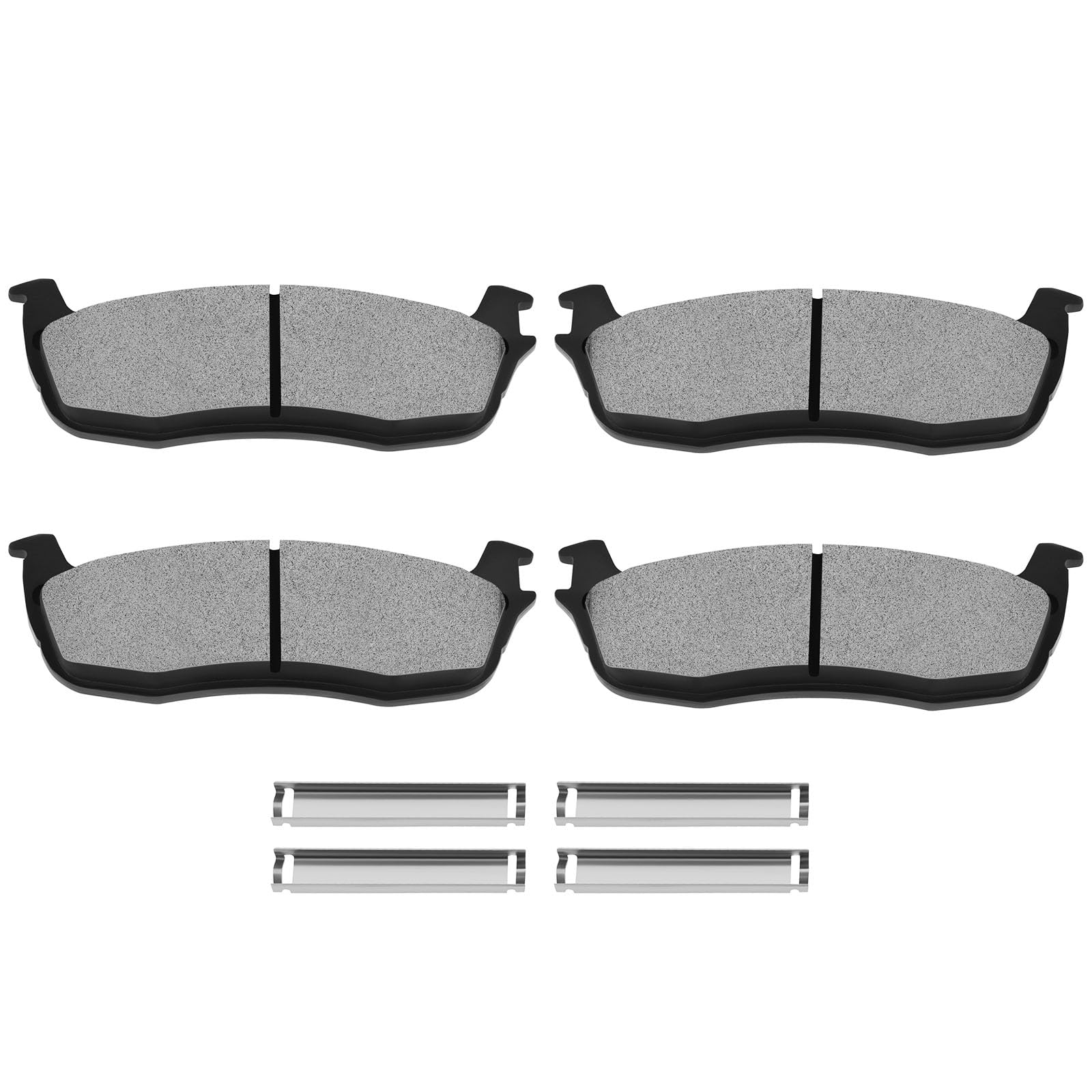 SCITOO Disc Brake Pads Kits D879-7584 Semi Metallic Rear Brake Pads Set Fit For Ford For Expedition 1997-2002,For Ford For F-150