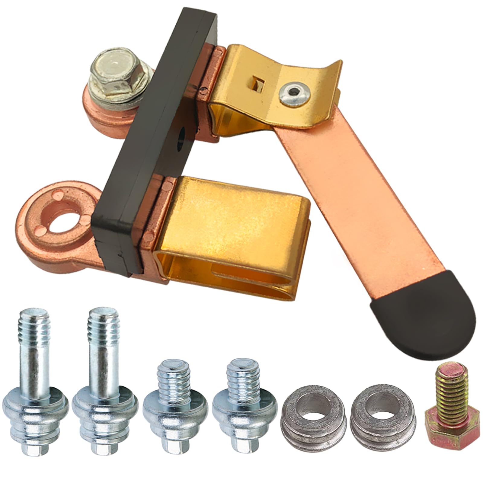 Side Post Knife Blade Master Switch, Ampper 12V / 24V Battery Disconnect Switch Isolator for Marine Car Boat RV ATV Vehicles (Ki