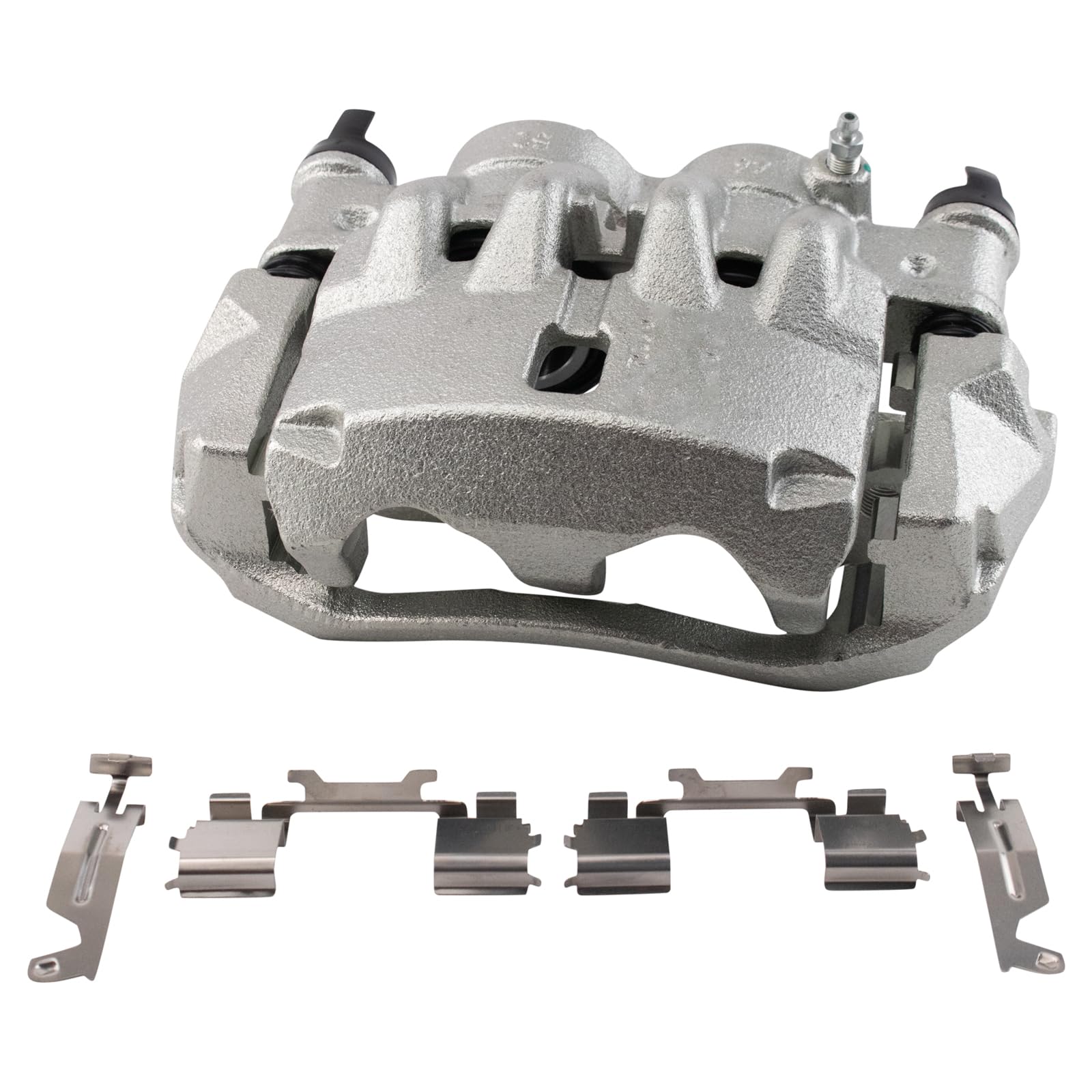 Trq Front Brake Caliper Set Compatible With 2014-2017 Ram Promaster 1500 Promaster 2500 Promaster 3500
