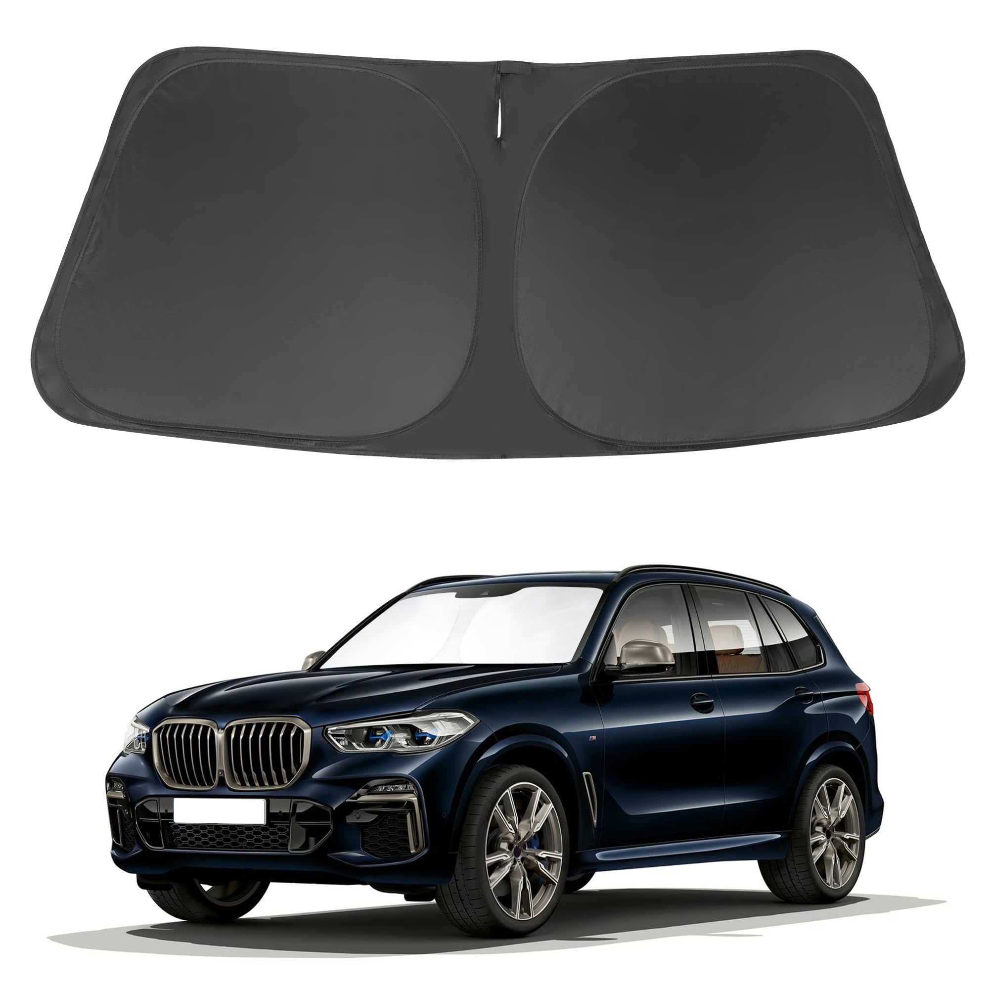 Windshield Sun Shade Custom Fit 2019 2020 2021 2022 2023 2024 2025 Bmw X5 Accessories Foldable Sunshade Sun Visor Protector Bloc