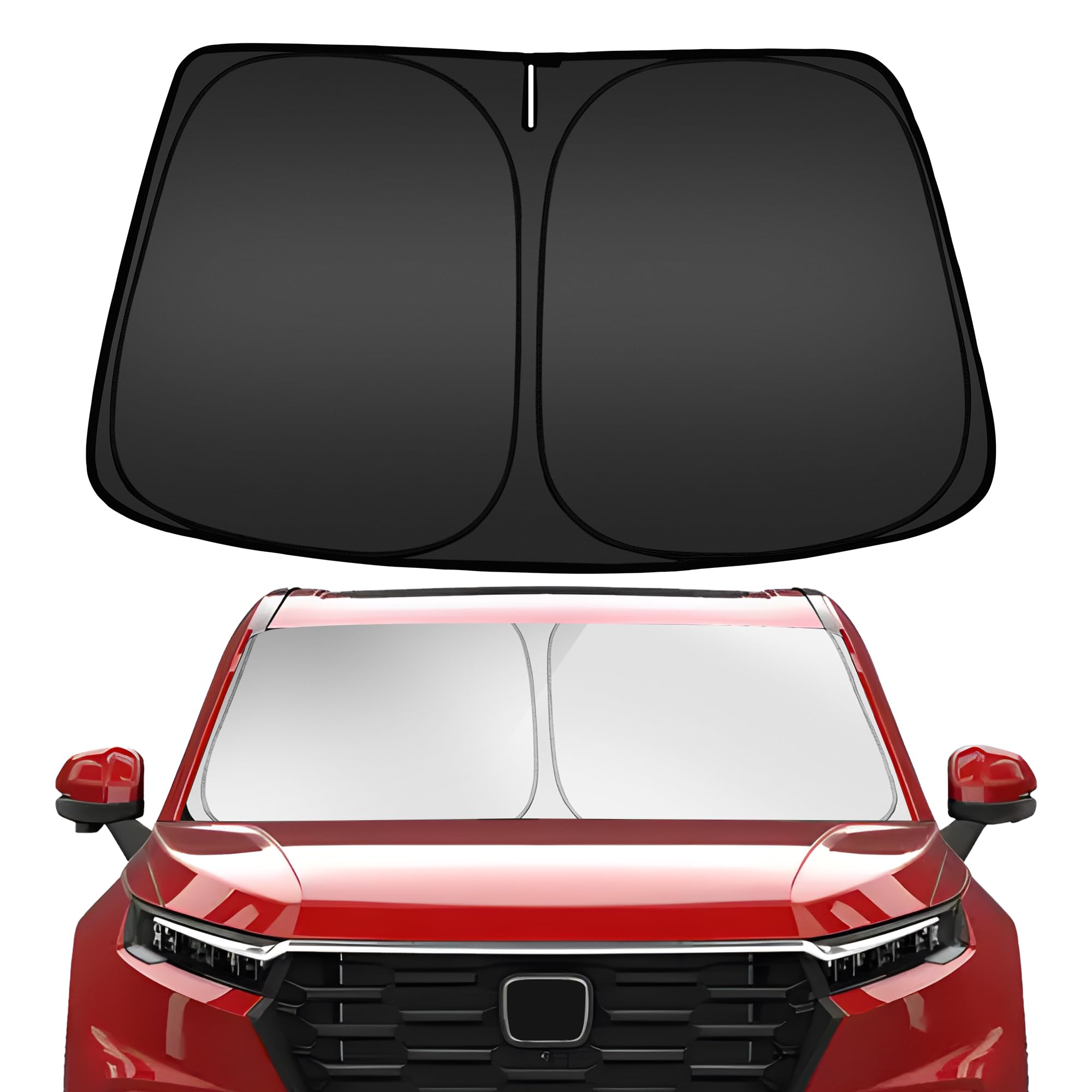 Arismotor Windshield Sun Shade For Honda Crv 2023-2025, Custom Fit Foldable Front Window Sunshade Sun Visor Protector, Block Uv