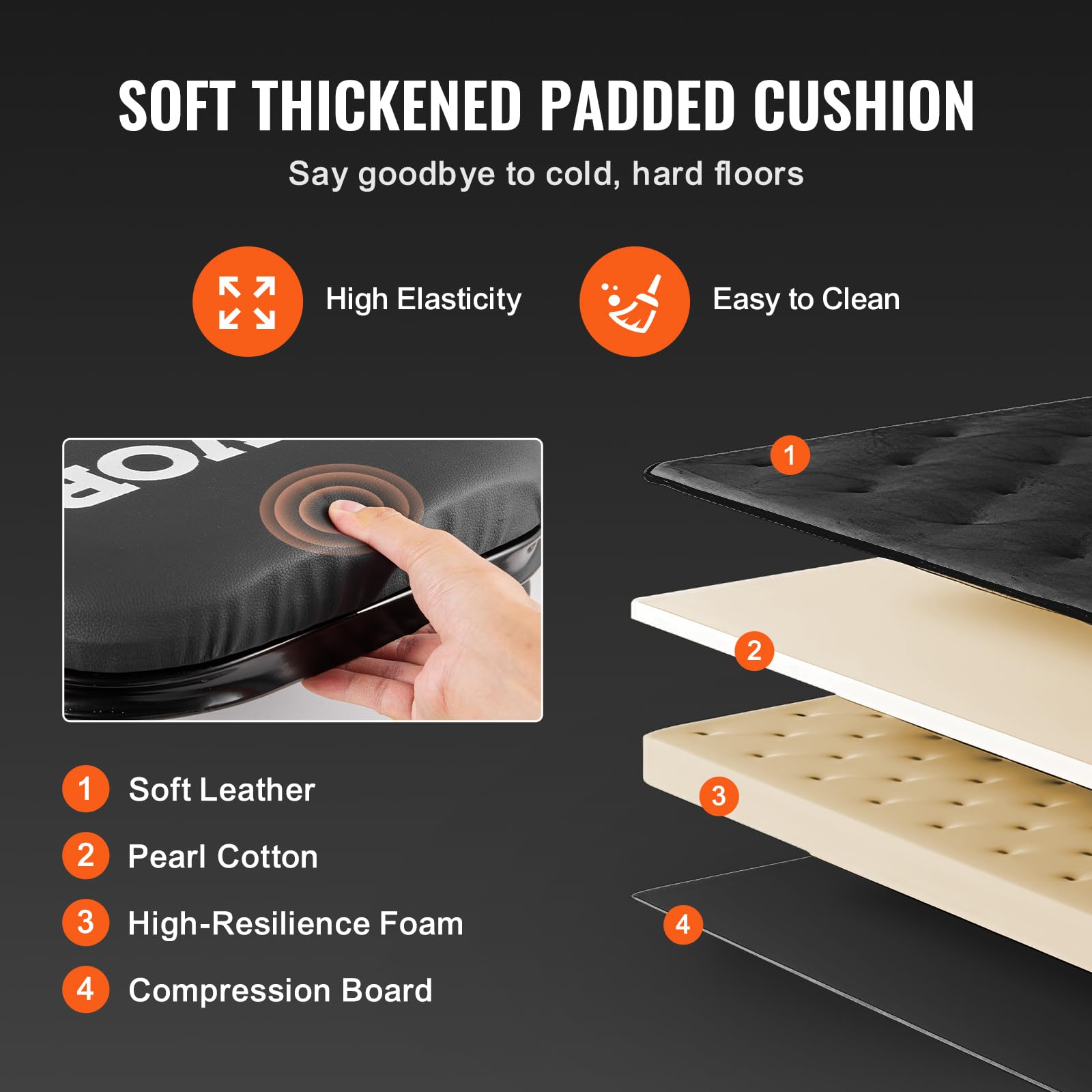 Vevor Foldable Z Garage Creeper, 40 In, 450 Lbs Load Capacity Rolling Folding Mechanic Creeper Stool, With 6 Universal Wheels Pa