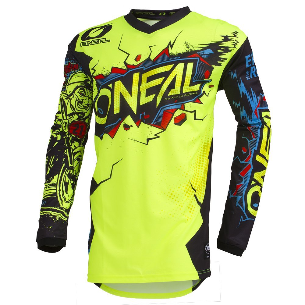 O'Neal 001E-904 Men'S Element Villain Jersey (Neon Yellow, Large)