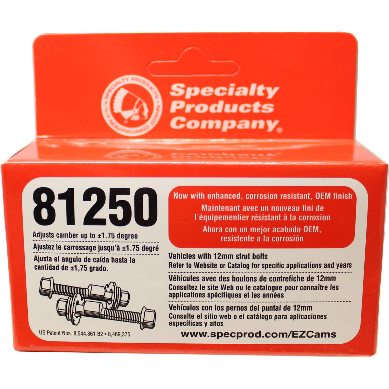 SPC Performance 81250 Specialty Products Co. Ez Cam Xr(12mm)