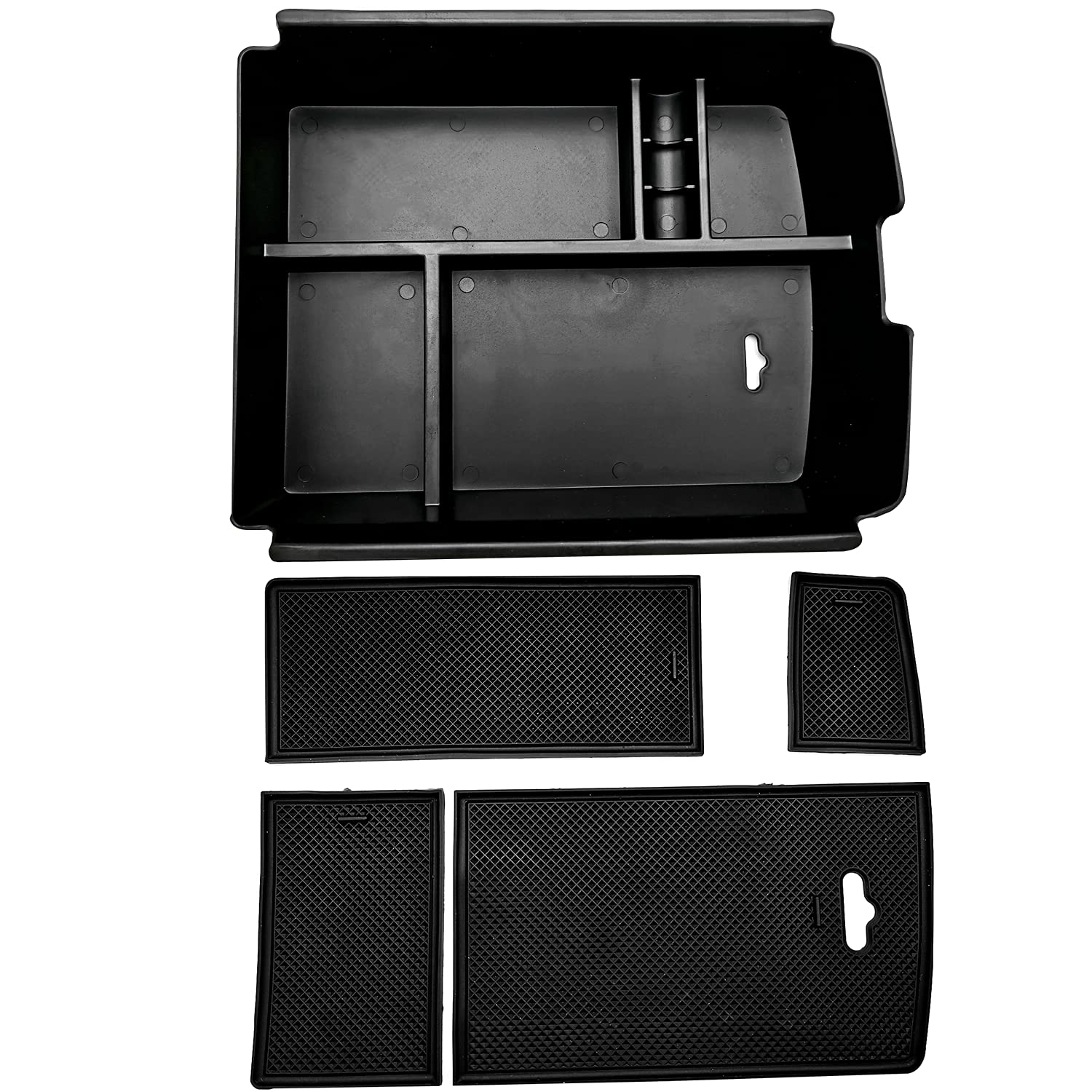 Evtime Center Console Organizer Fit For Vw Atlas And Cross Sport 2018 2019 2020 2021 2022 2023 Interior Storage Box Accessories