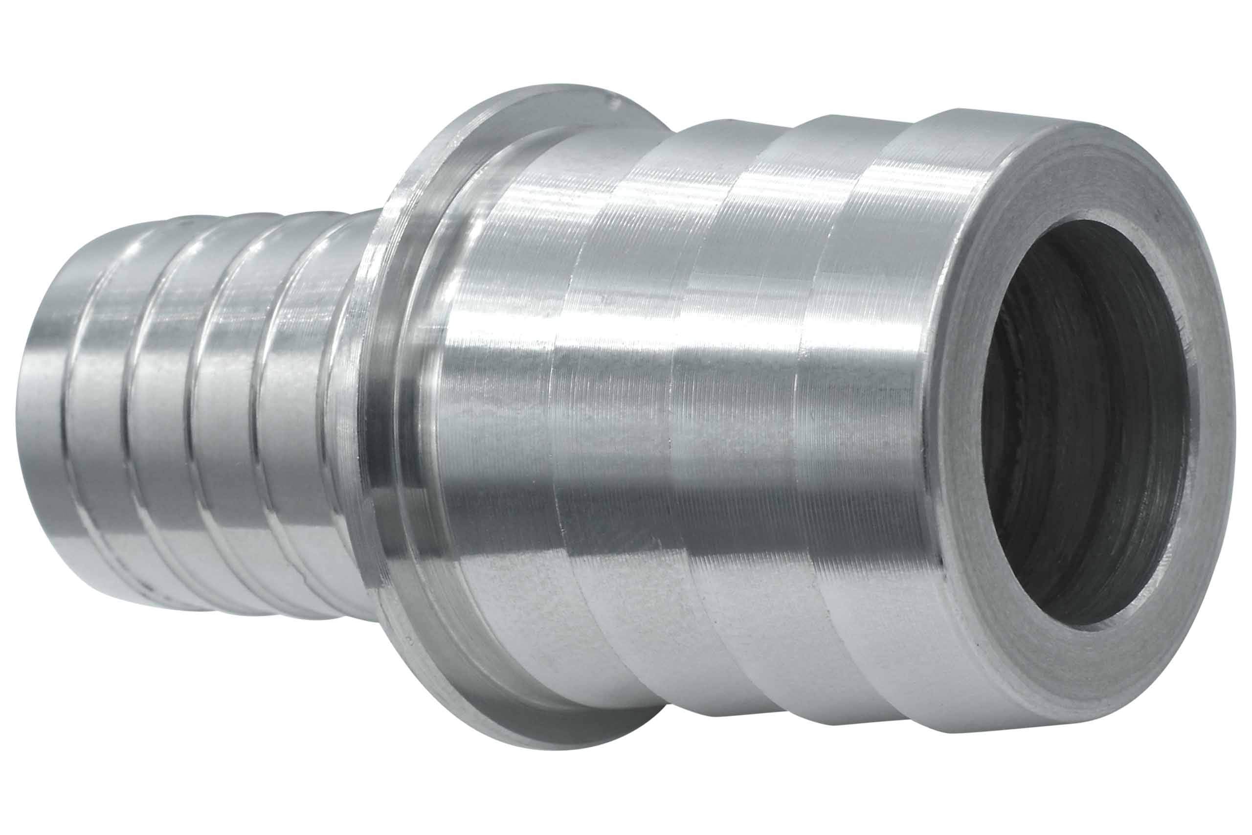 ICT Billet 1'' to 3/4'' Inch Hose Barb Splice Coupler Repair Reducer Fitting Adapter Connector Radiator Coolant Intercooler Heat