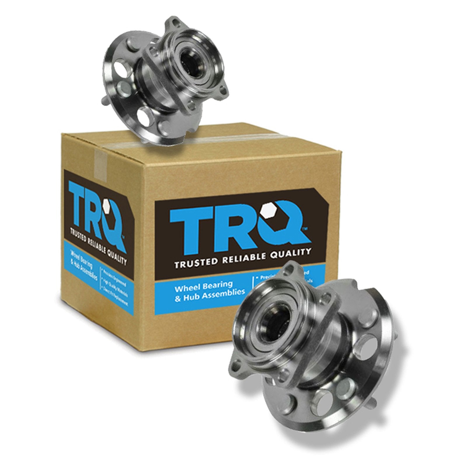 Trq Rear Wheel Hub Bearings Assembly Set Compatible With 2001 Hyundai Xg300 2002-2005 Xg350