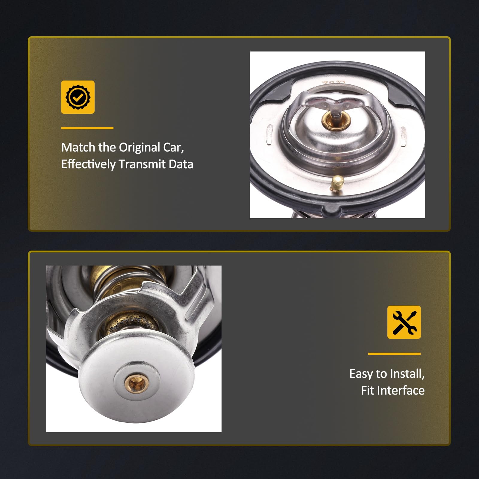 Ineedup 19301-P8E-A10 Original Equipment Engine Coolant Thermostat Water Inlet Assembly Fit For Acura Cl 1997-1999 2001-2003, Fo