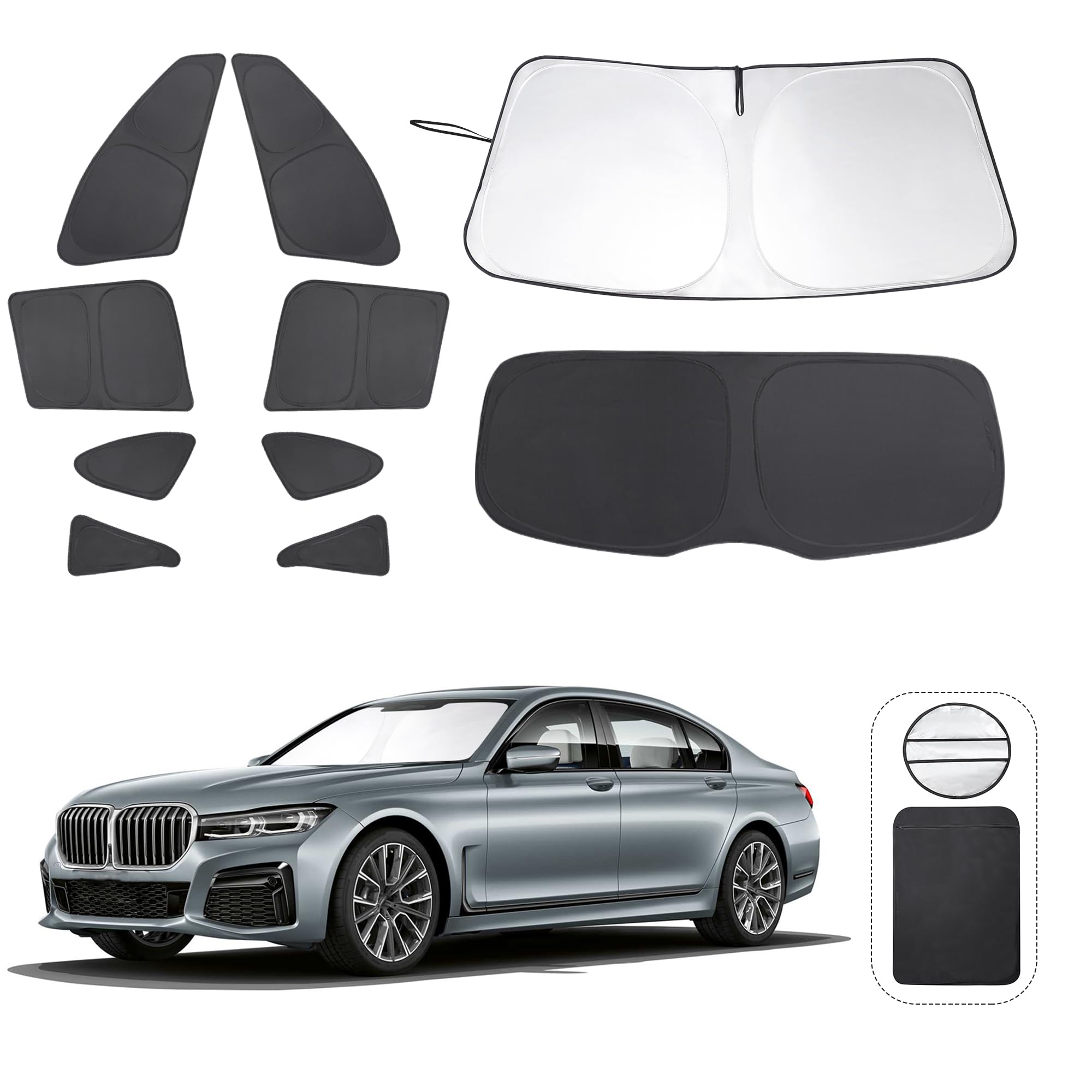 Tinglu Window Shades For Bmw X1 F48 2016 2017 2018 2019 2020 2021 2022 Accessories Car Side Full Windows Rear Triangular Windshi