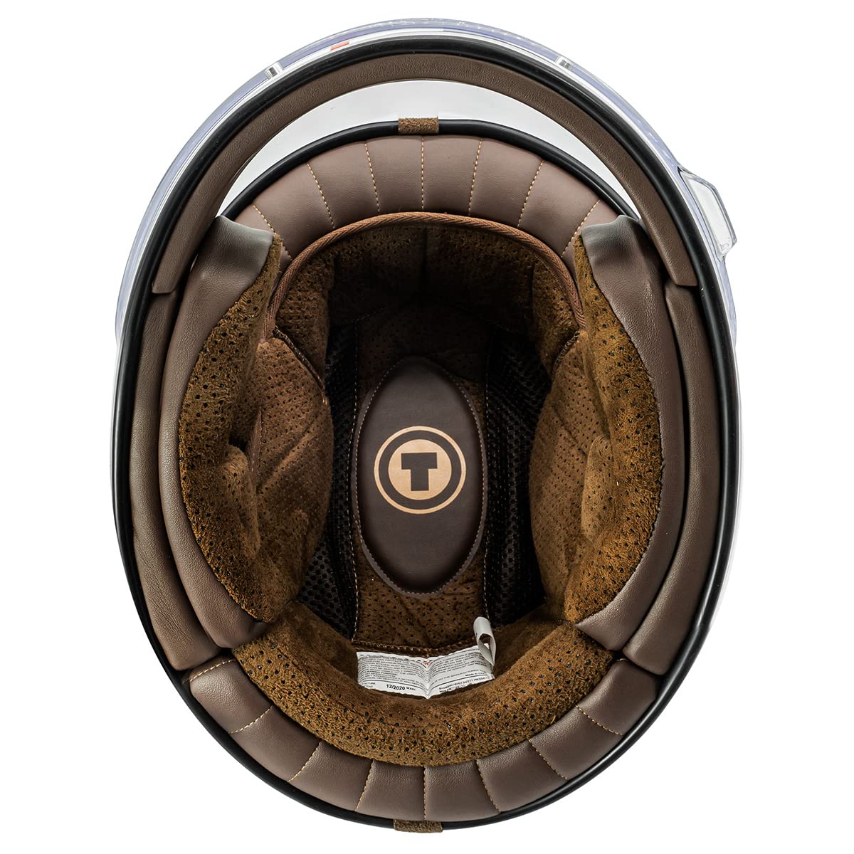 Torc T1 Unisex-Adult Retro Full-Face-Helmet-Style Motorcycle (Captain Vegas Gloss Black, X-Large)