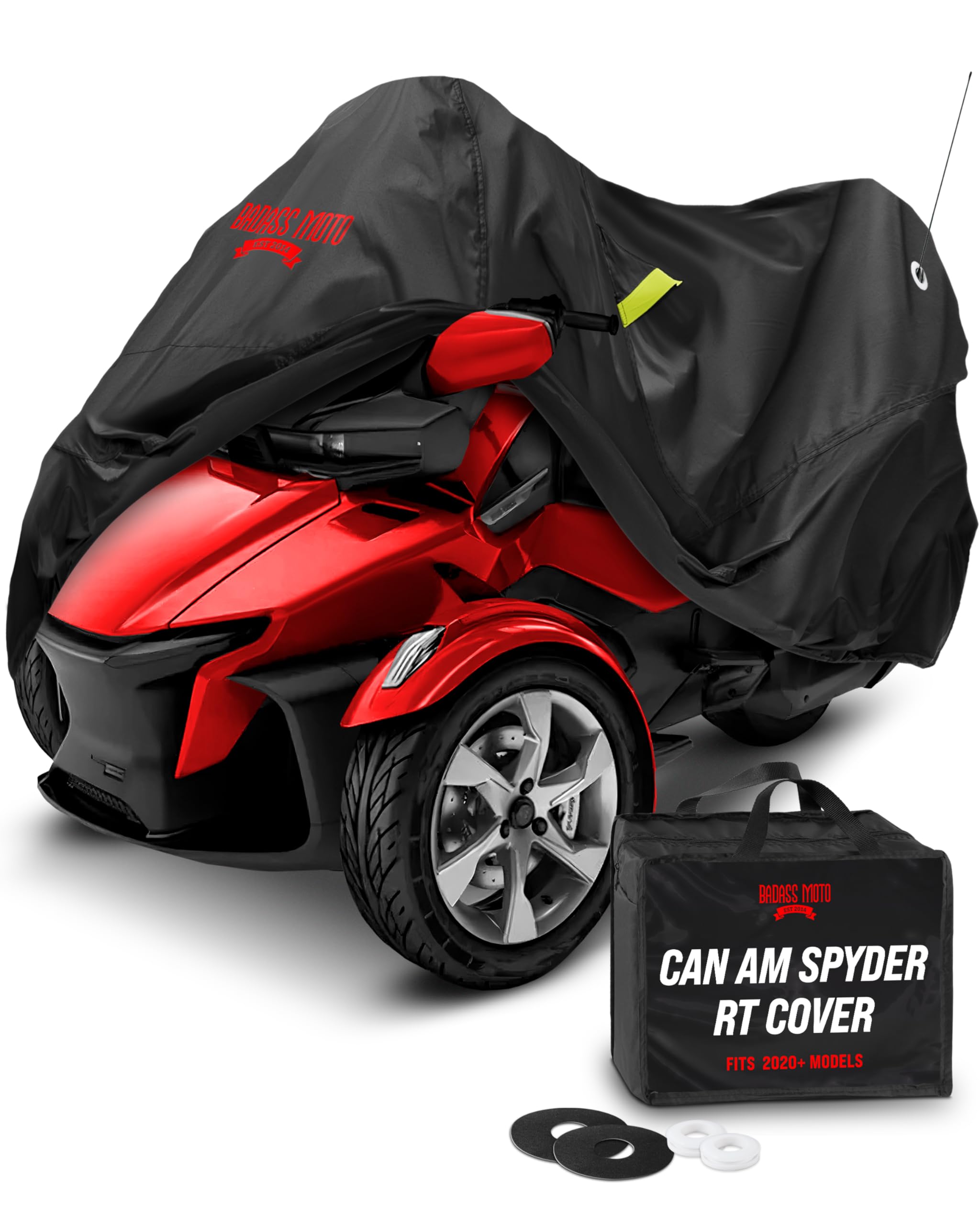 Badass Moto for Can Am Spyder Cover RT Limited. 2020-2025 Heavy Duty Cover for Waterproof Outdoor Storage Fits 2020-2025 Can Am 