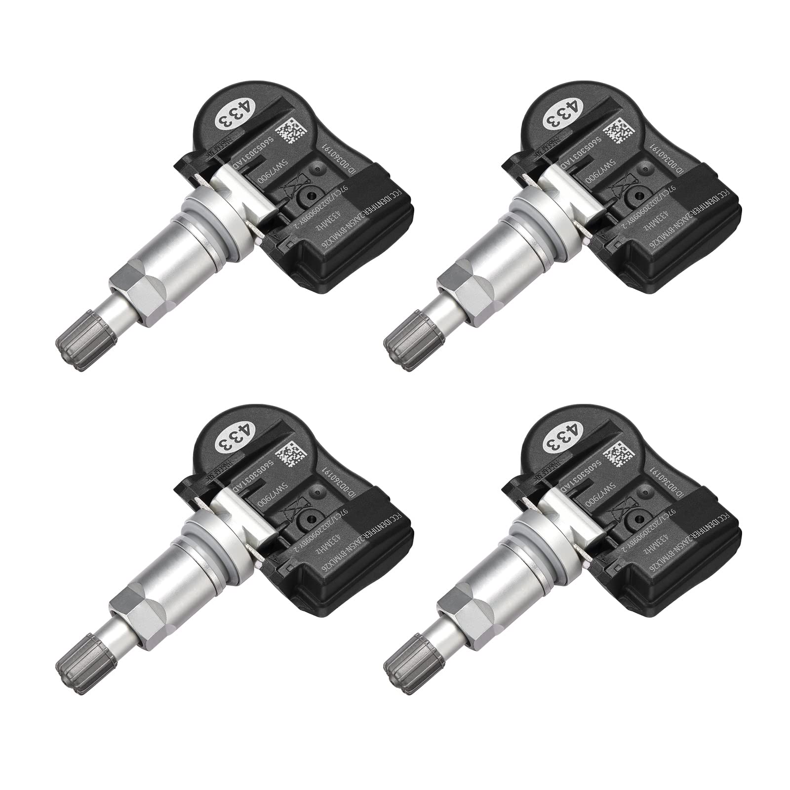 BDFHYK TPMS Sensor Compatible with Chrysler Dodge Fiat Hyundai Jeep KIA Lancia Mitsubishi 433Mhz Programmed Tire Pressure Monito