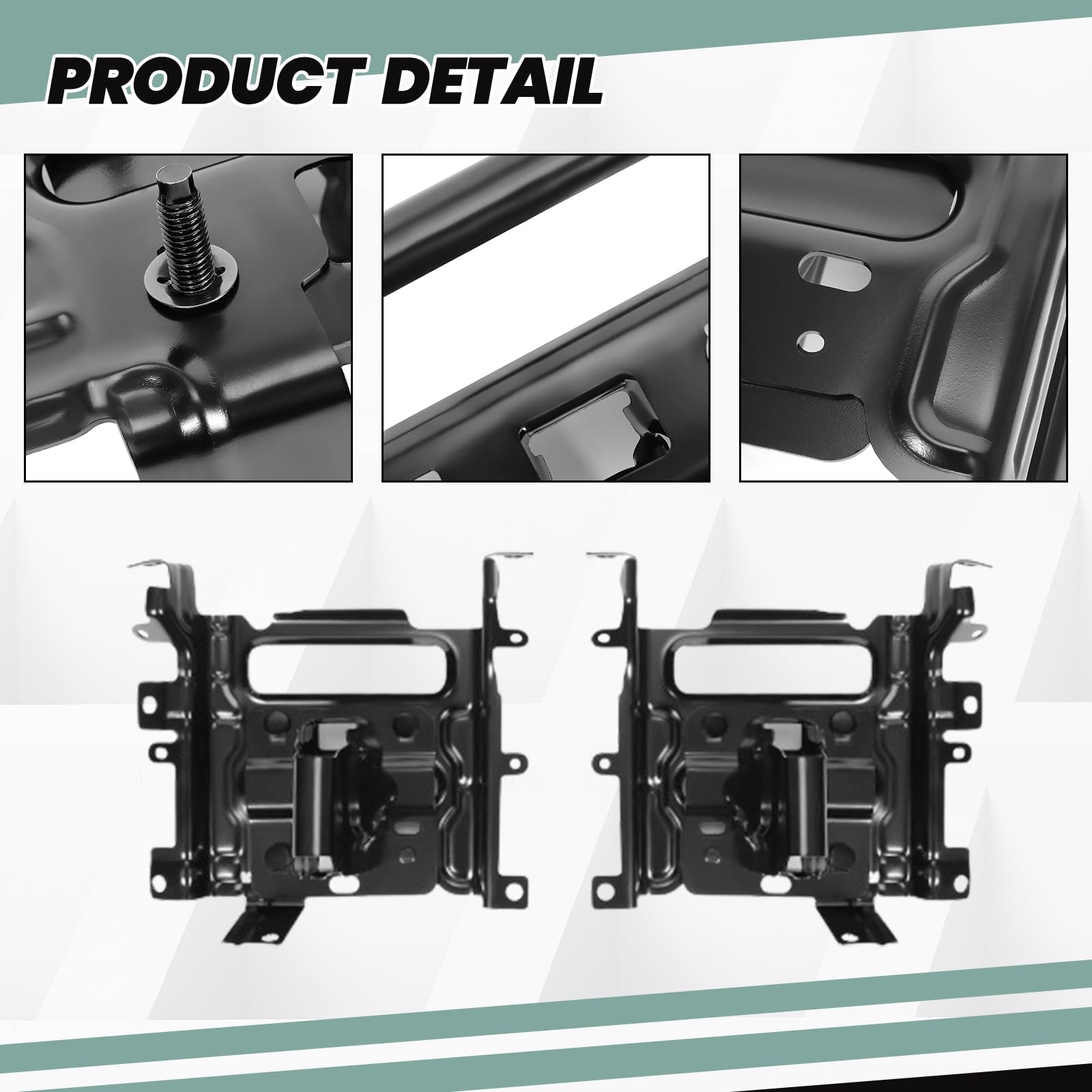 HECASA Front Bumper Bracket Compatible with 2013-2018 Ram 1500 and 2019-2022 Ram 1500 Classic CH1061104 68232485AA Steel Left Ri