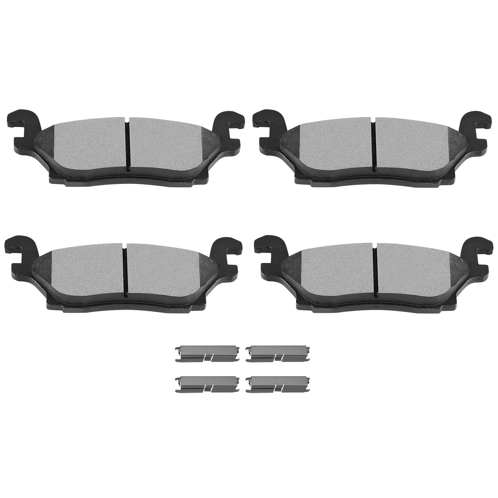 Scitoo D1120 Rear Semi-Metal Brake Pads Sets Fit For Hummer H3 2006-2010,For Hummer H3T 2009-2010