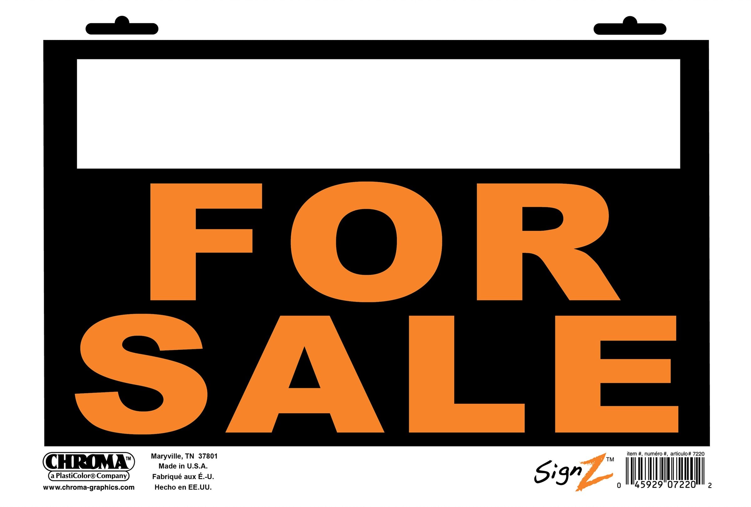 Chroma 7220 For Sale Sign- Plastic