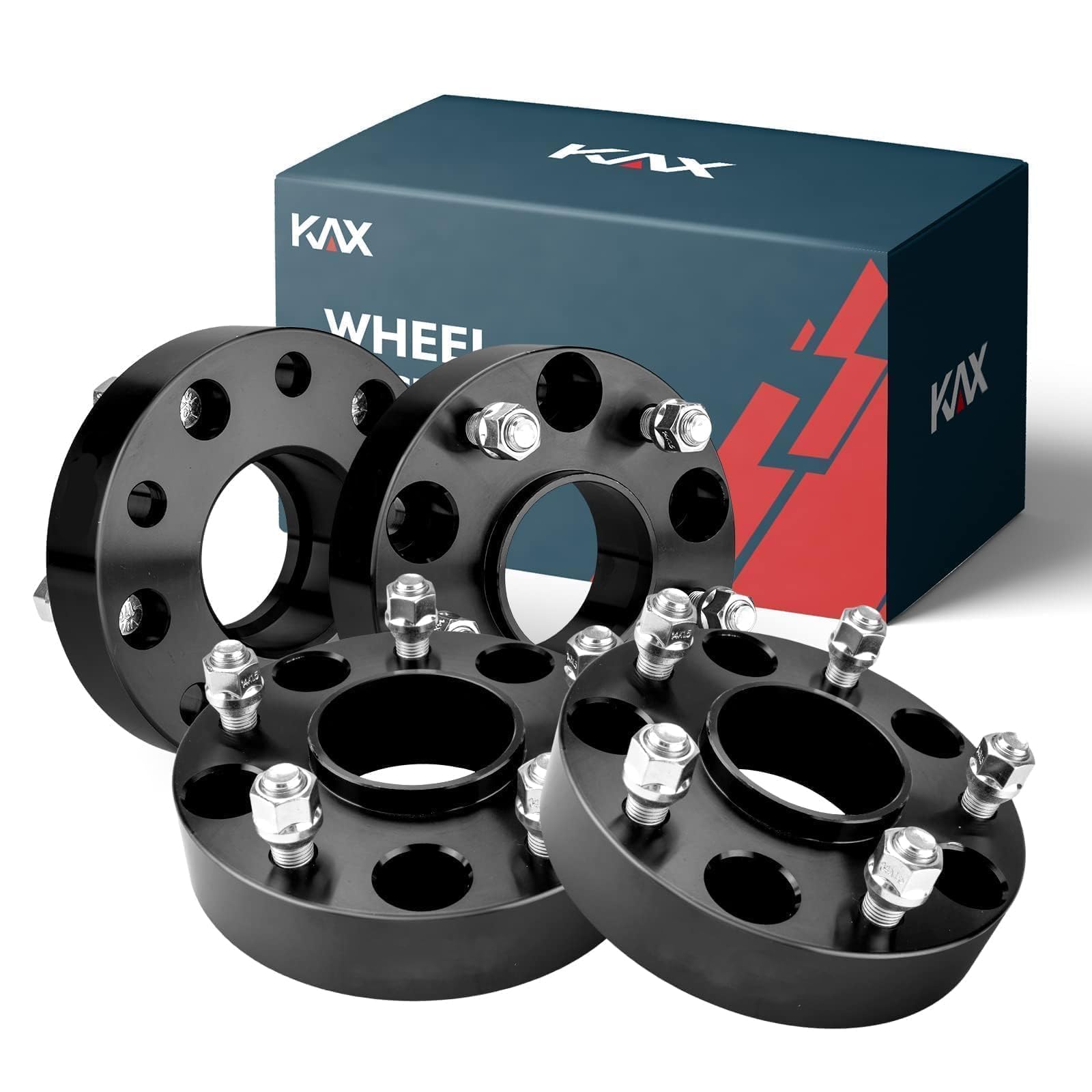 Kax 5X5.5 Wheel Spacers,1.5 Inch 5 Lug Hub Centric Wheel Spacers Fit For 1500, 1500 Classic With M14X1.5 Studs 77.8Mm Hub Bore,4